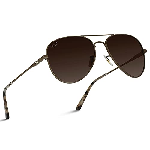 WearMe Pro - Polarized Pilot Style Classic Aviator Sunglasses