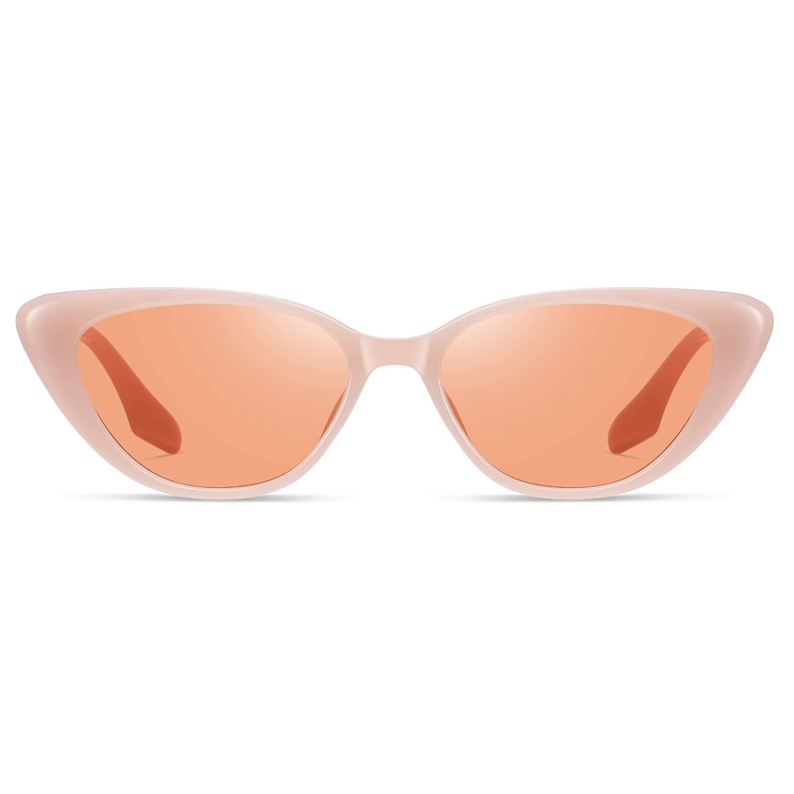 Retro Narrow Cat Eye Sunglasses Small Frame UV400 Protection