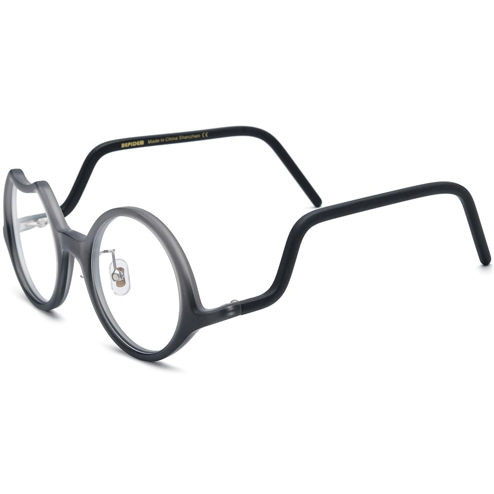 Vintage Round Acetate Glasses Frame Multicolor Optical Eyewear