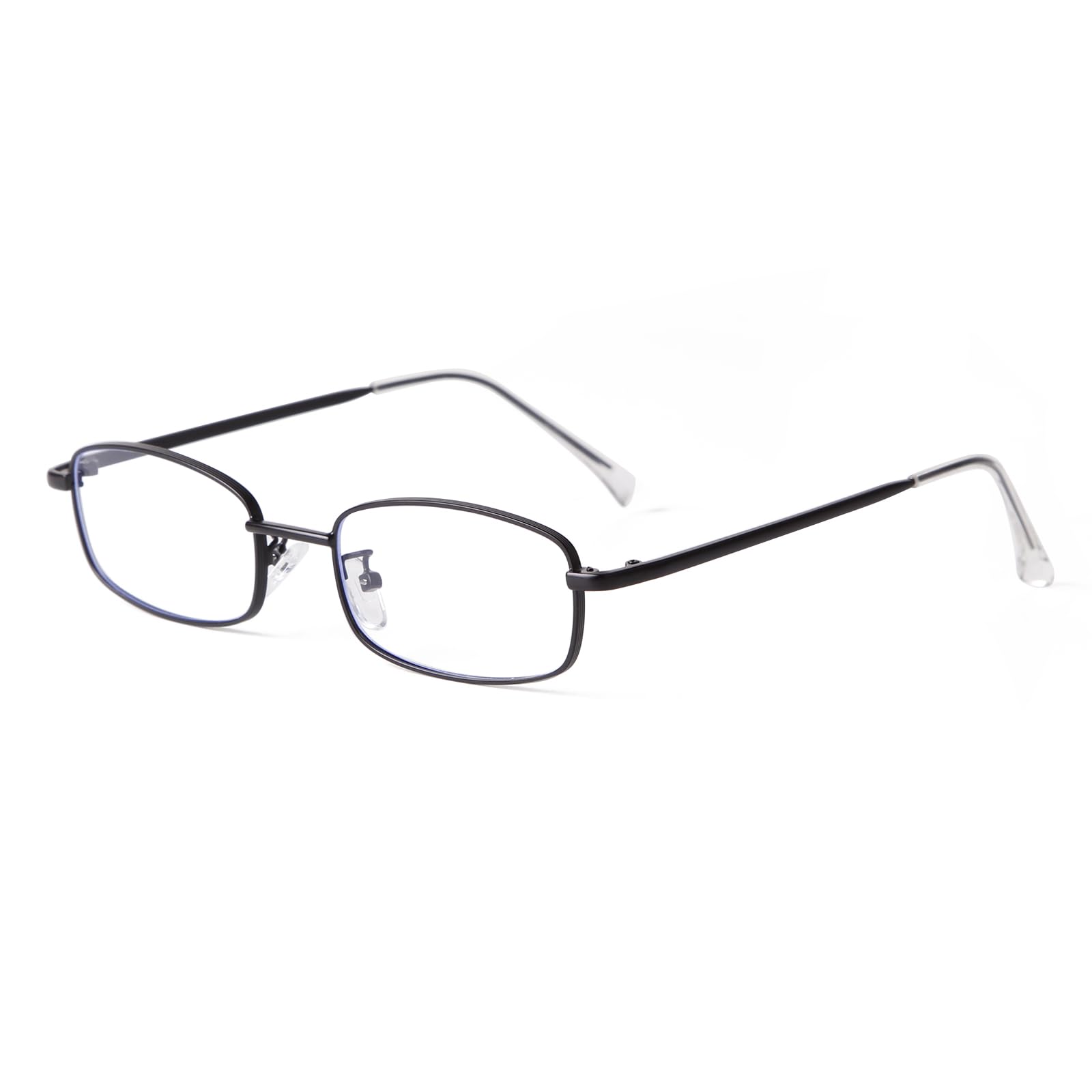 Y2K Rectangle Blue Light Glasses Metal Frame Unisex