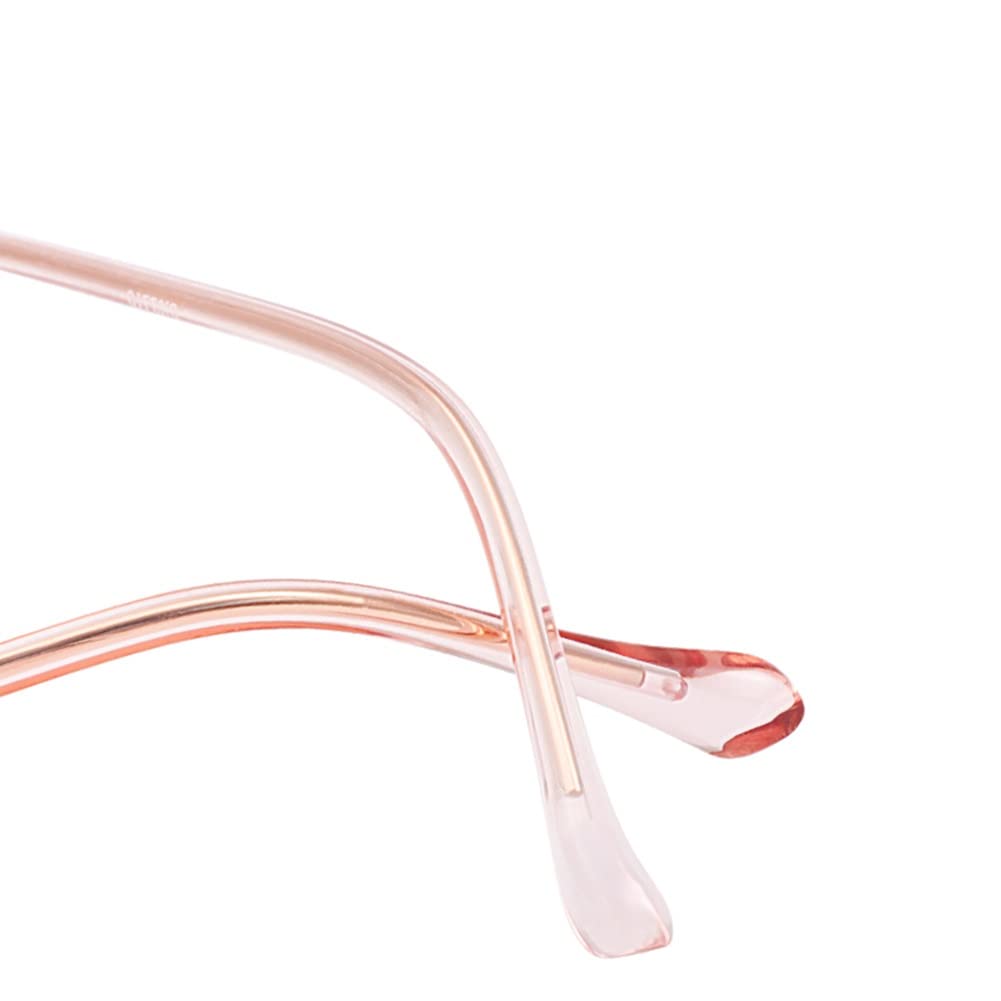 Oversized Blue Light Reading Glasses Metal Frame