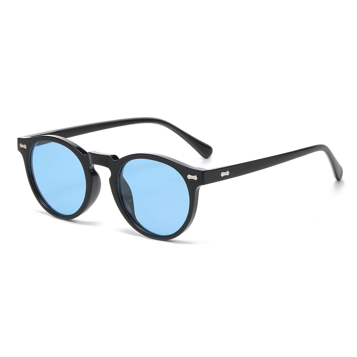 Vintage Round Polarized Sunglasses UV400 Acetate Frame