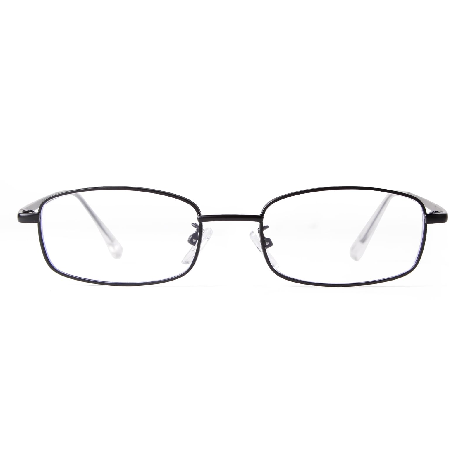 Y2K Rectangle Blue Light Glasses Metal Frame Unisex