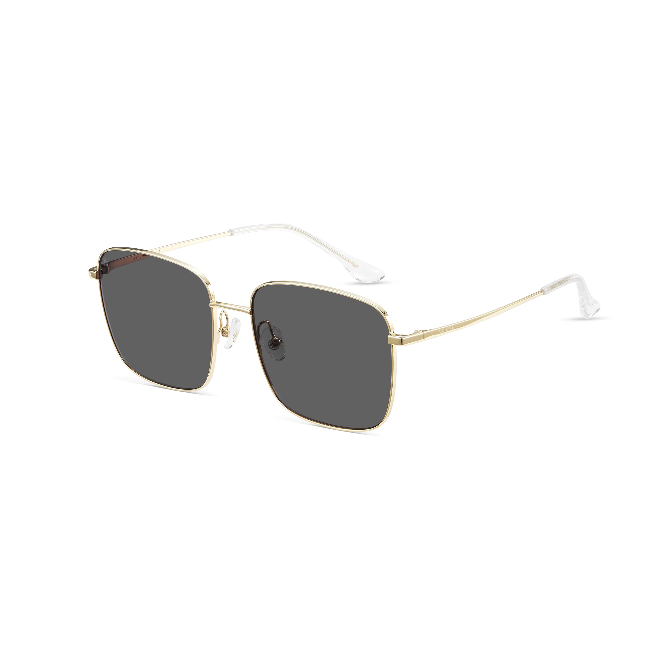 Oversized Square Sunglasses Retro Flat Lens UV Protection