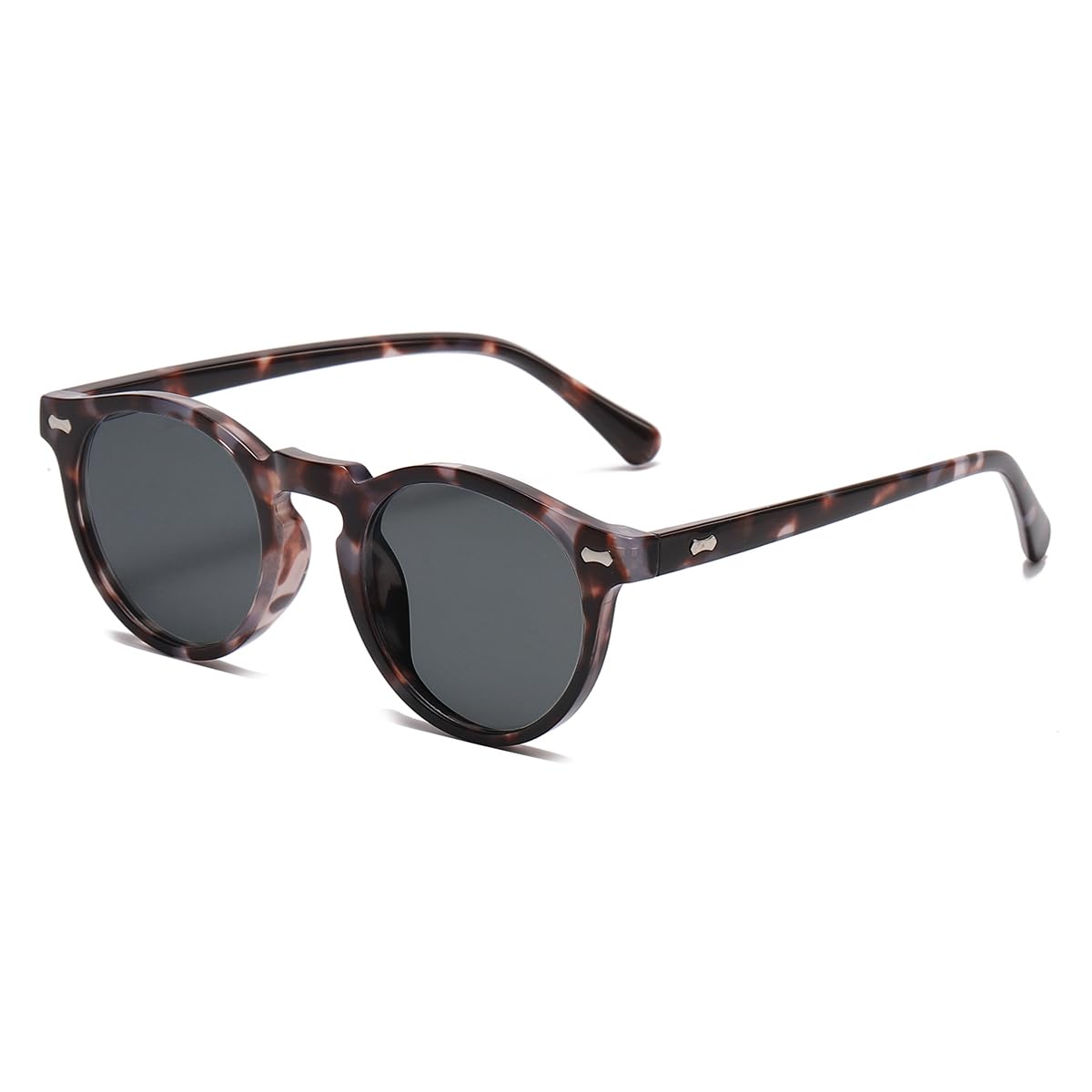Vintage Round Polarized Sunglasses UV400 Acetate Frame
