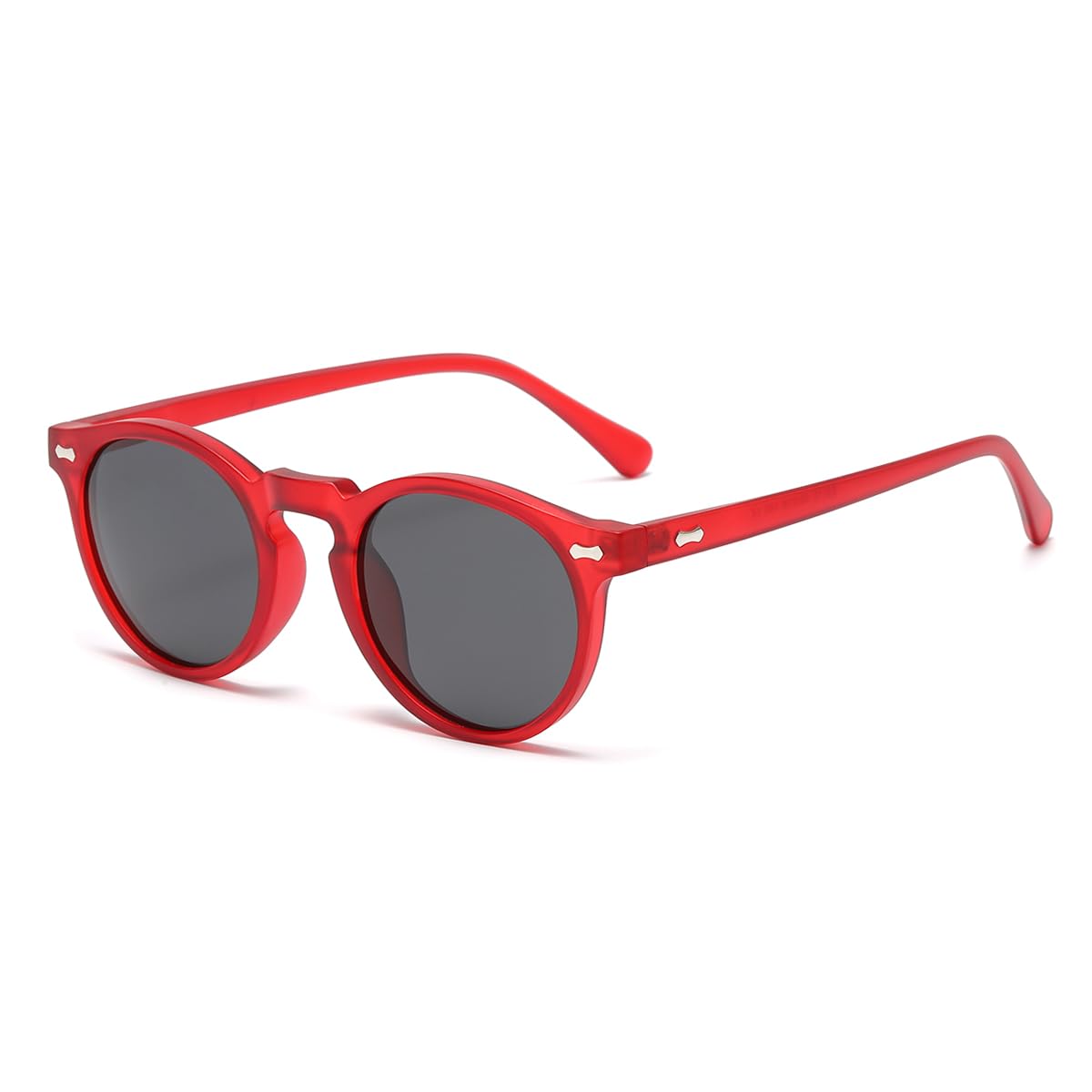 Vintage Round Polarized Sunglasses UV400 Acetate Frame