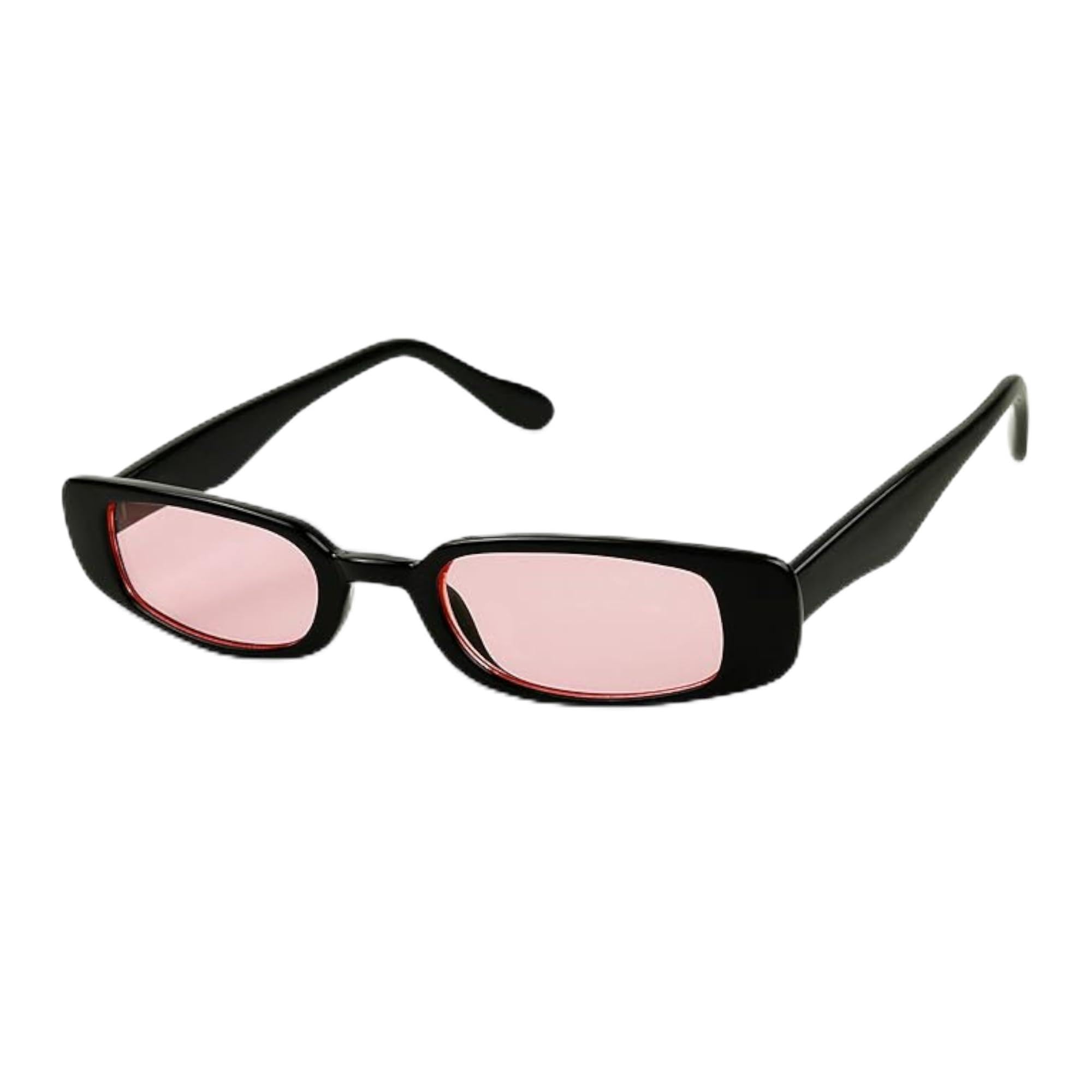 Slim Rectangular Sunglasses Vintage Retro UV Protection