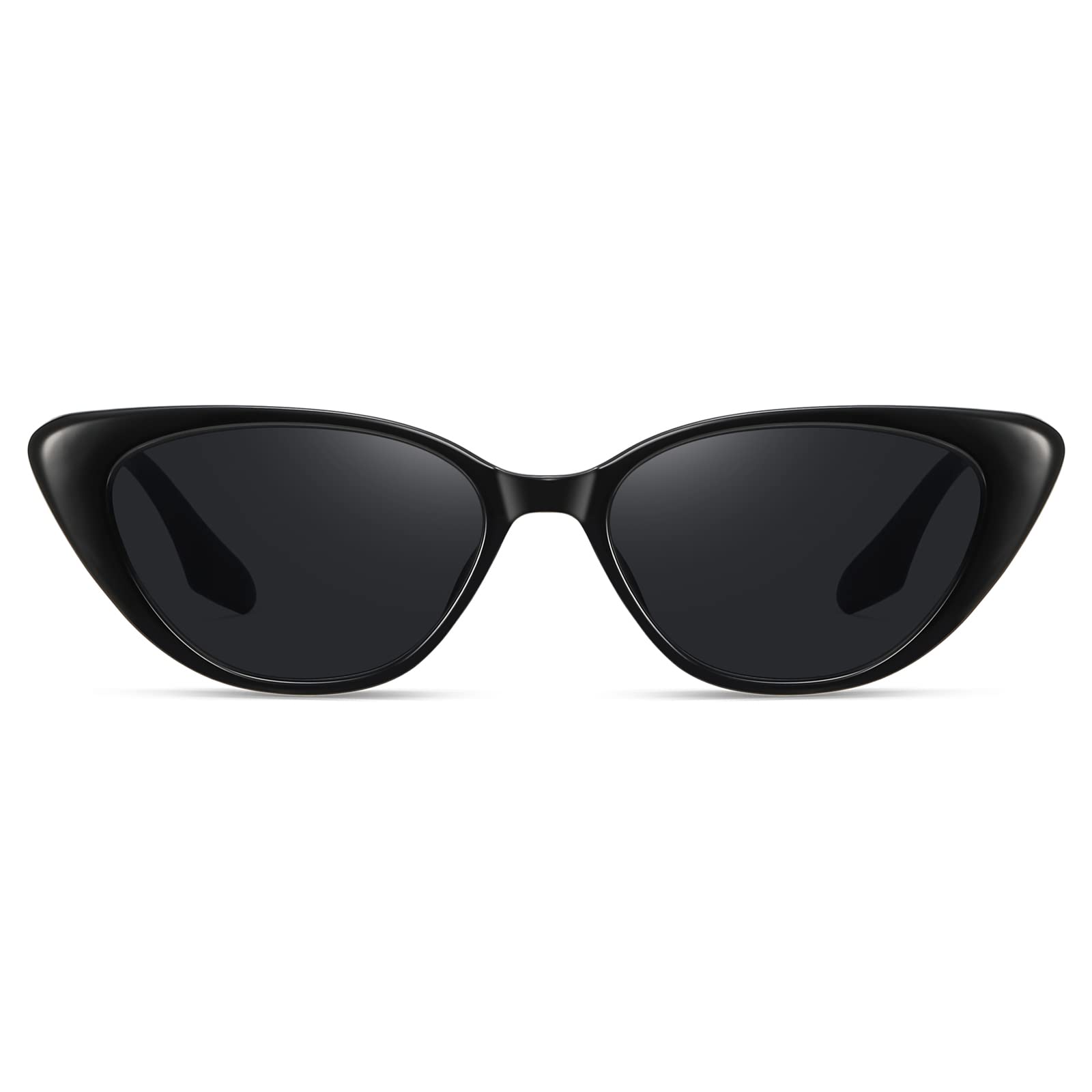 Retro Narrow Cat Eye Sunglasses Small Frame UV400 Protection