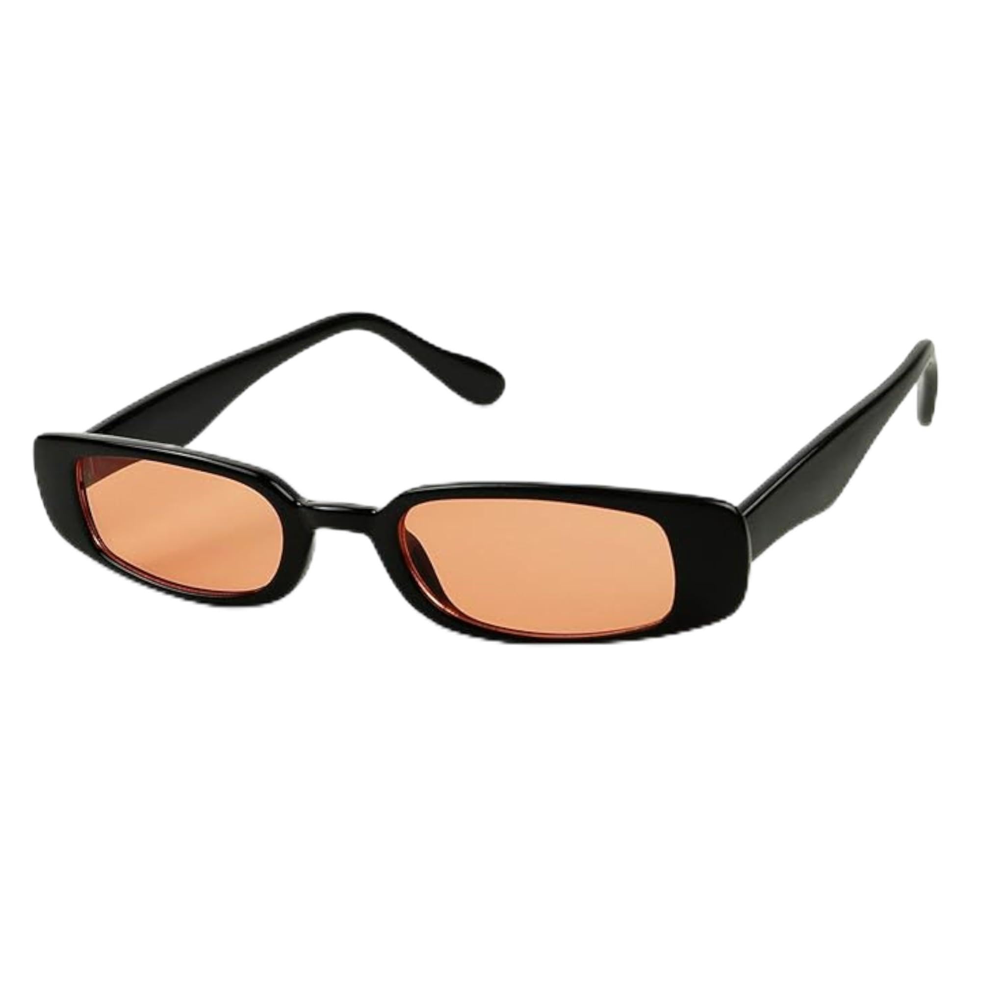 Slim Rectangular Sunglasses Vintage Retro UV Protection