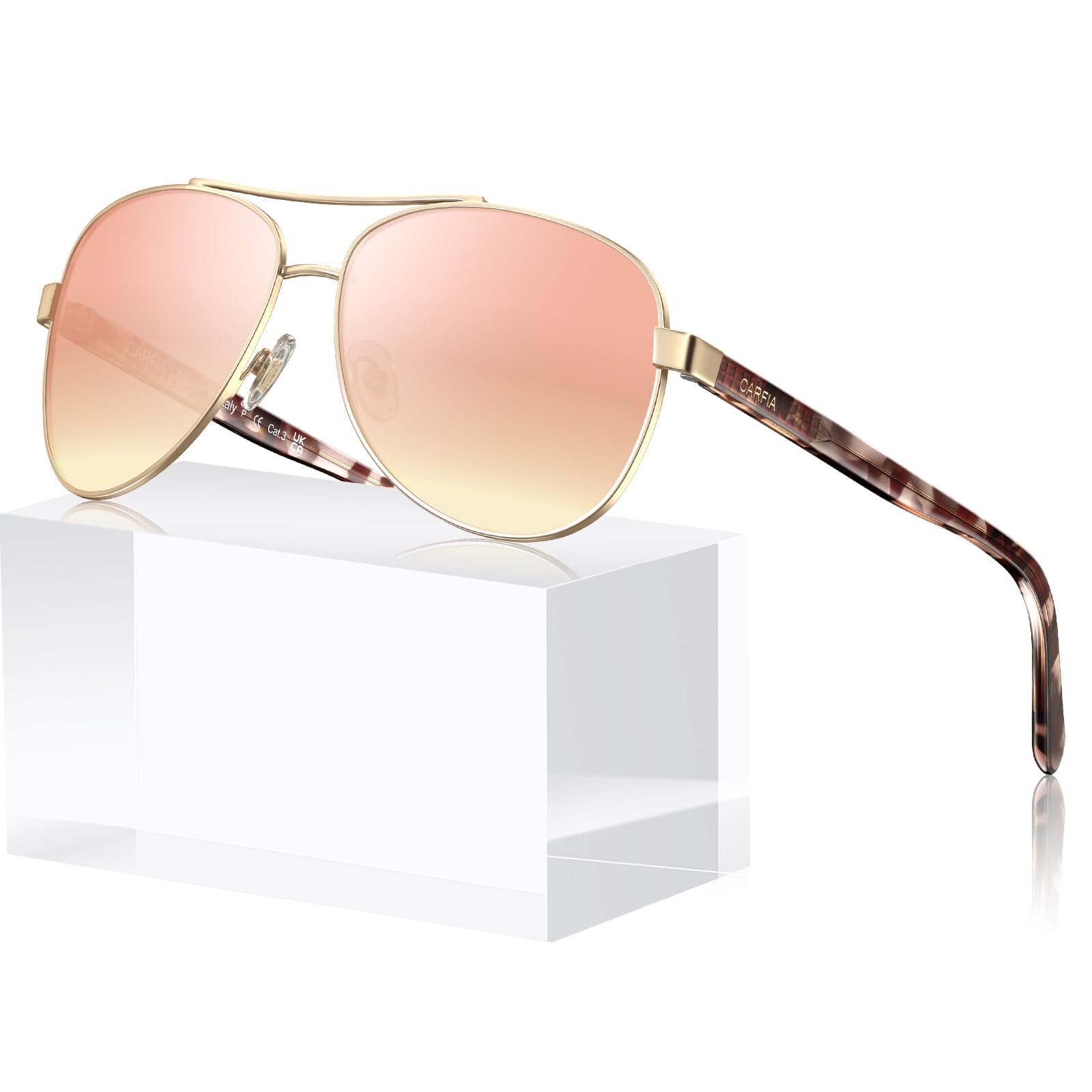 Polarized Sunglasses Acetate Arms Lightweight UV400 Frame