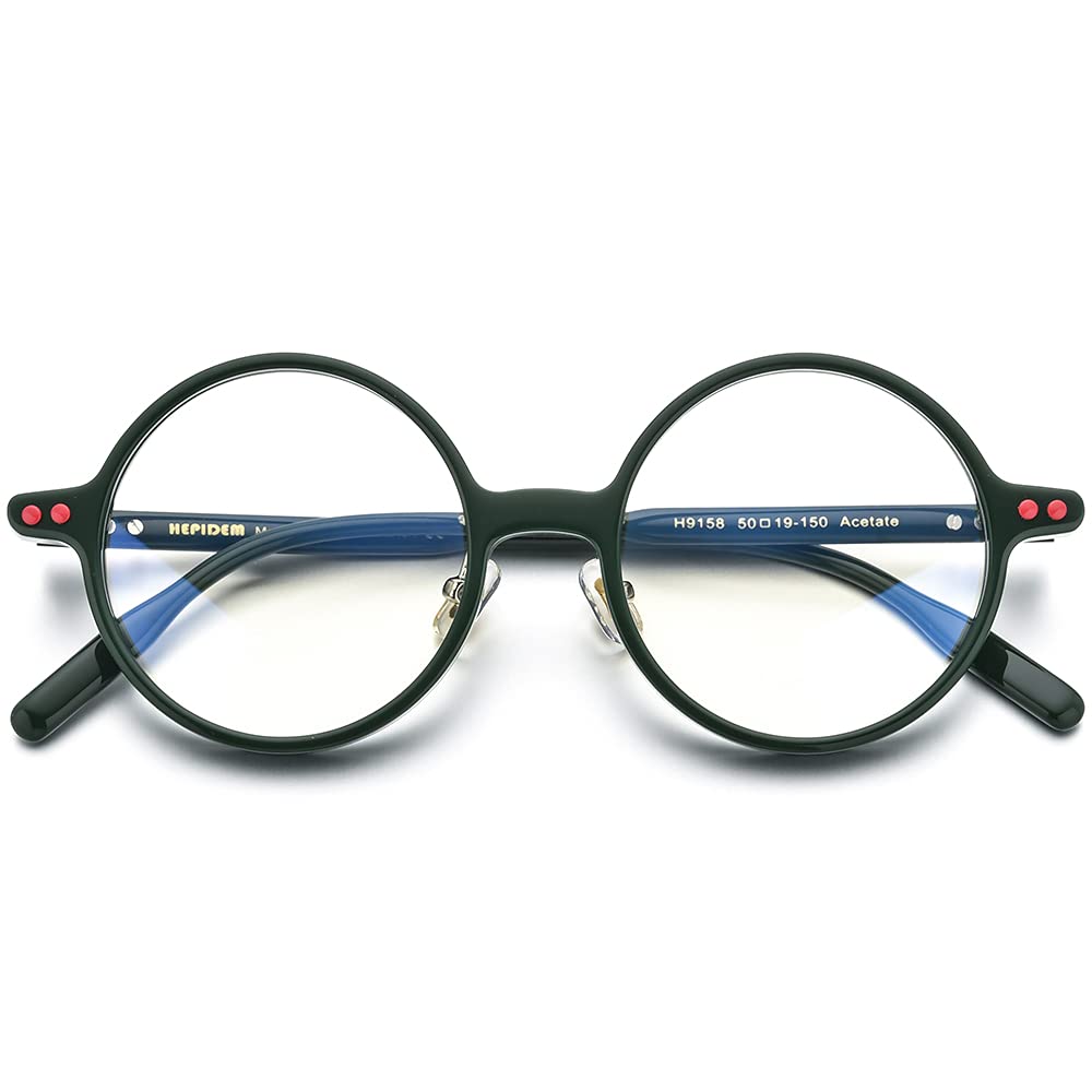 Vintage Round Acetate Optical Glasses Frame