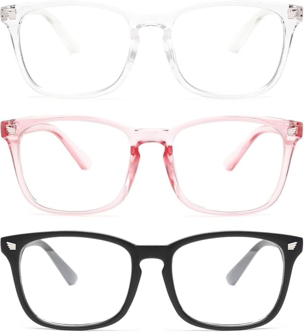 Square Blue Light Blocking Glasses Anti UV Computer Frame