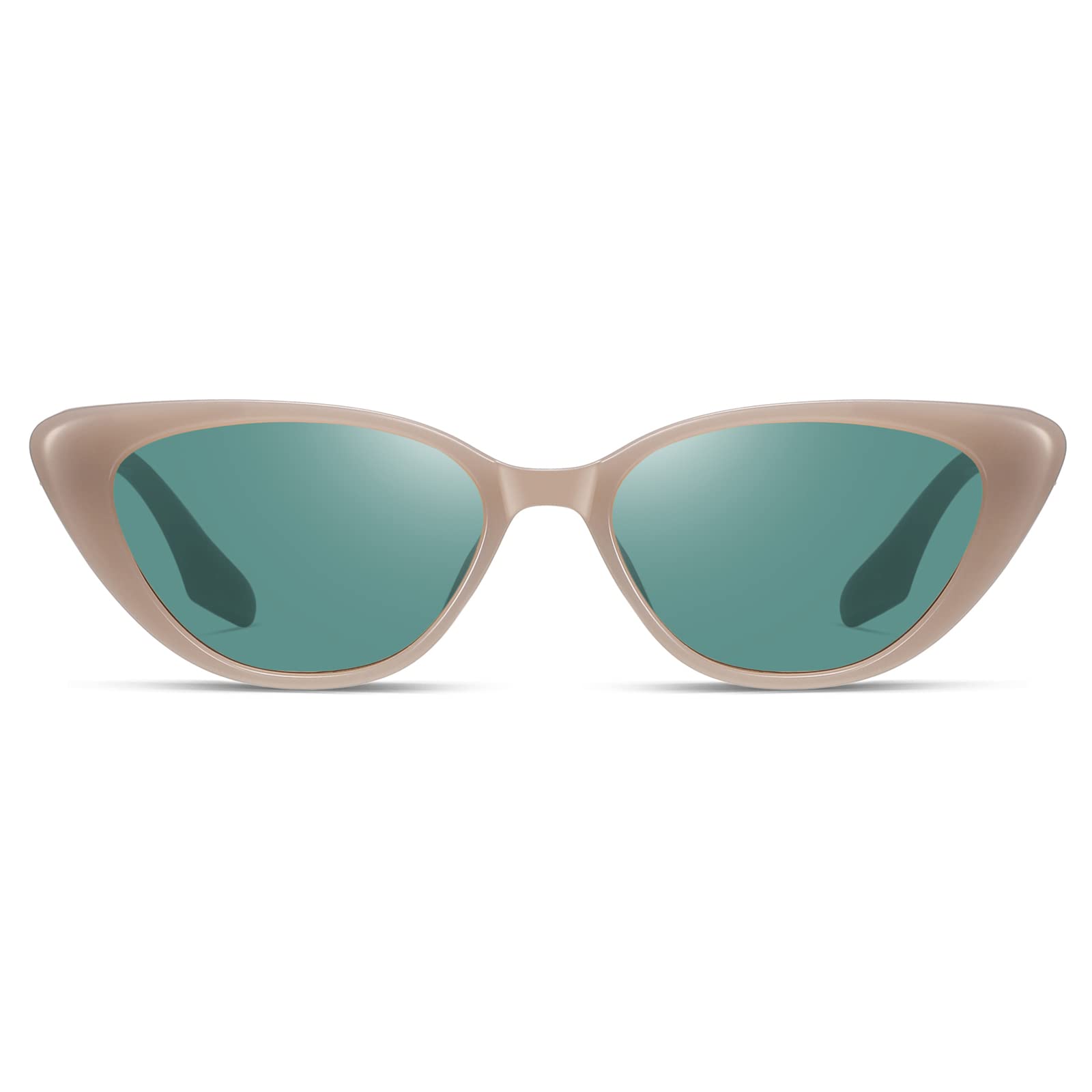 Retro Narrow Cat Eye Sunglasses Small Frame UV400 Protection