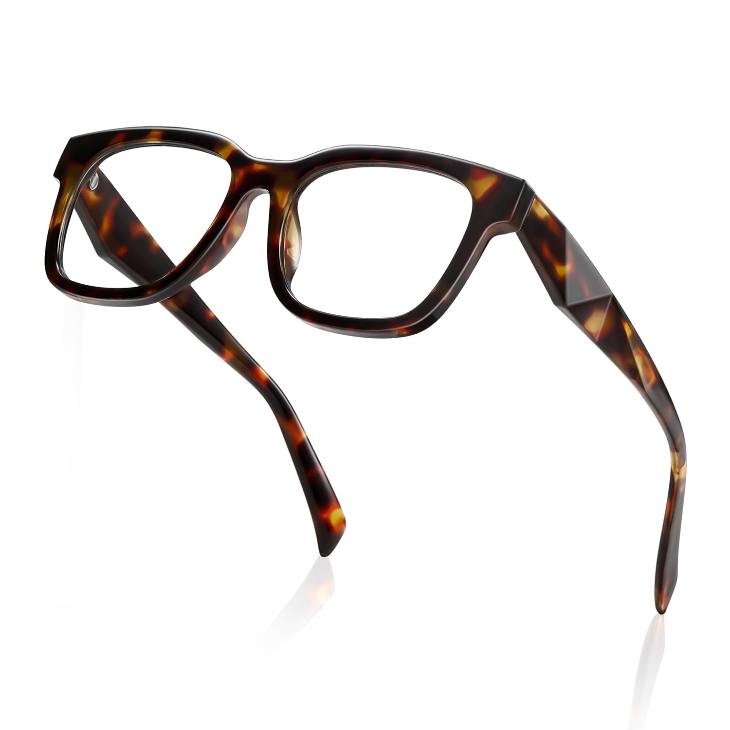 Square Blue Light Blocking Glasses Anti Eyestrain UV Protection
