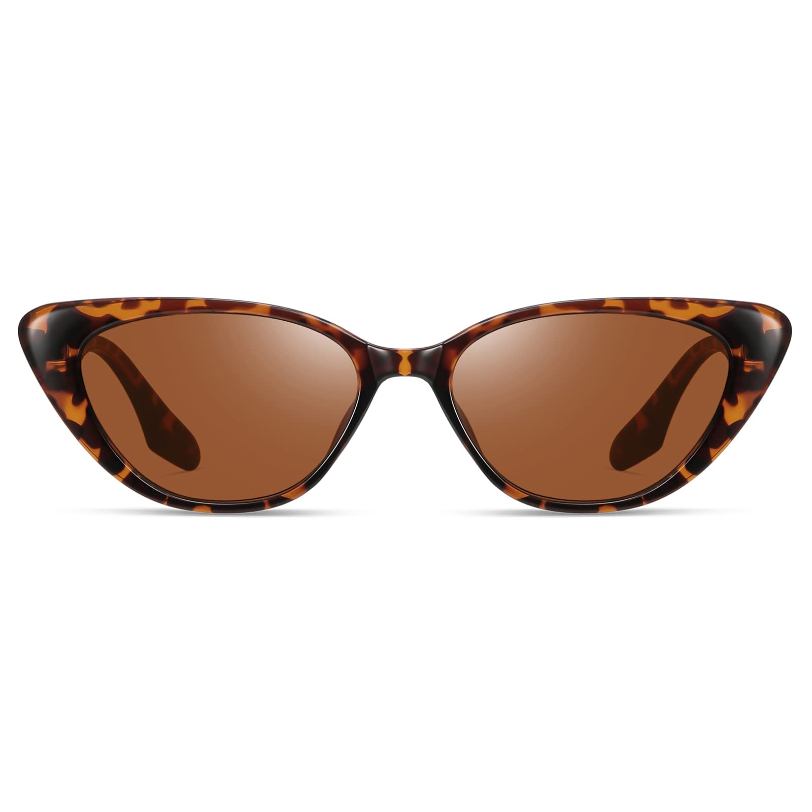 Retro Narrow Cat Eye Sunglasses Small Frame UV400 Protection