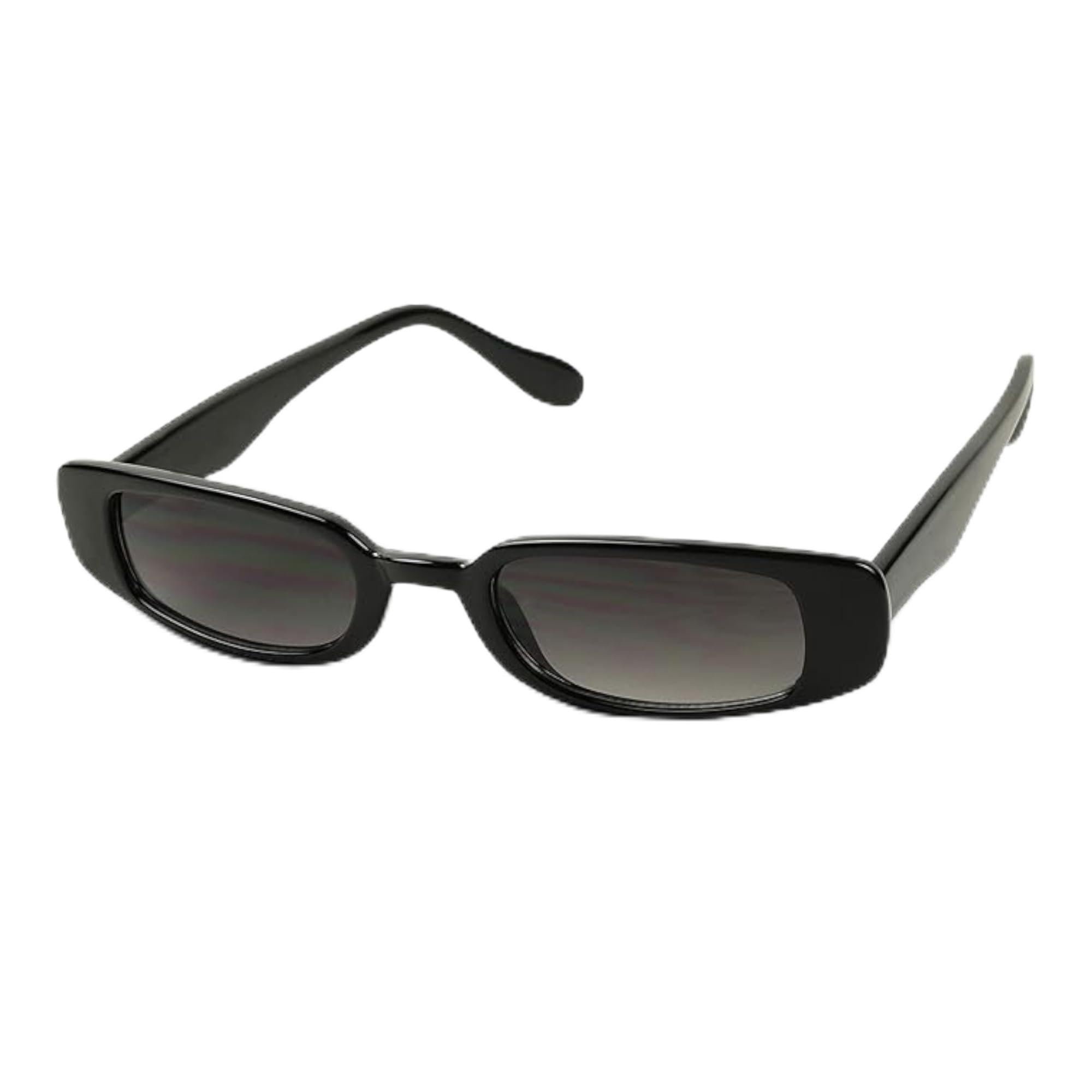 Slim Rectangular Sunglasses Vintage Retro UV Protection