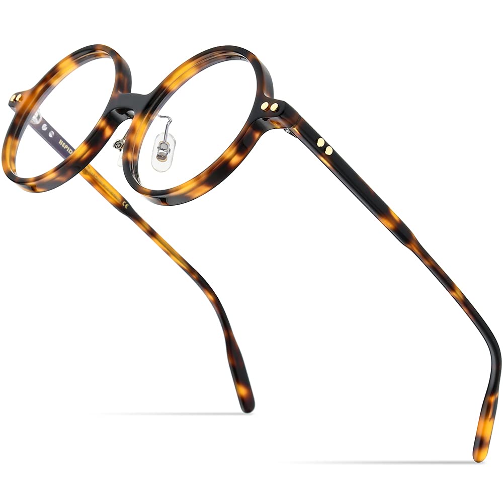 Vintage Round Acetate Optical Glasses Frame