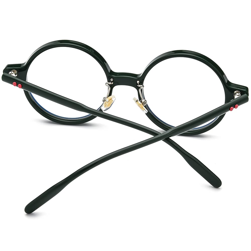 Vintage Round Acetate Optical Glasses Frame