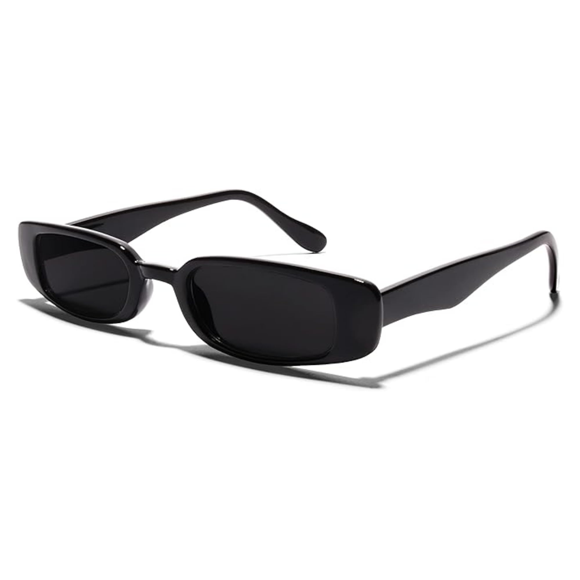 Slim Rectangular Sunglasses Vintage Retro UV Protection