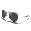 Classic Aviator Polarized Sunglasses Military Style Frame