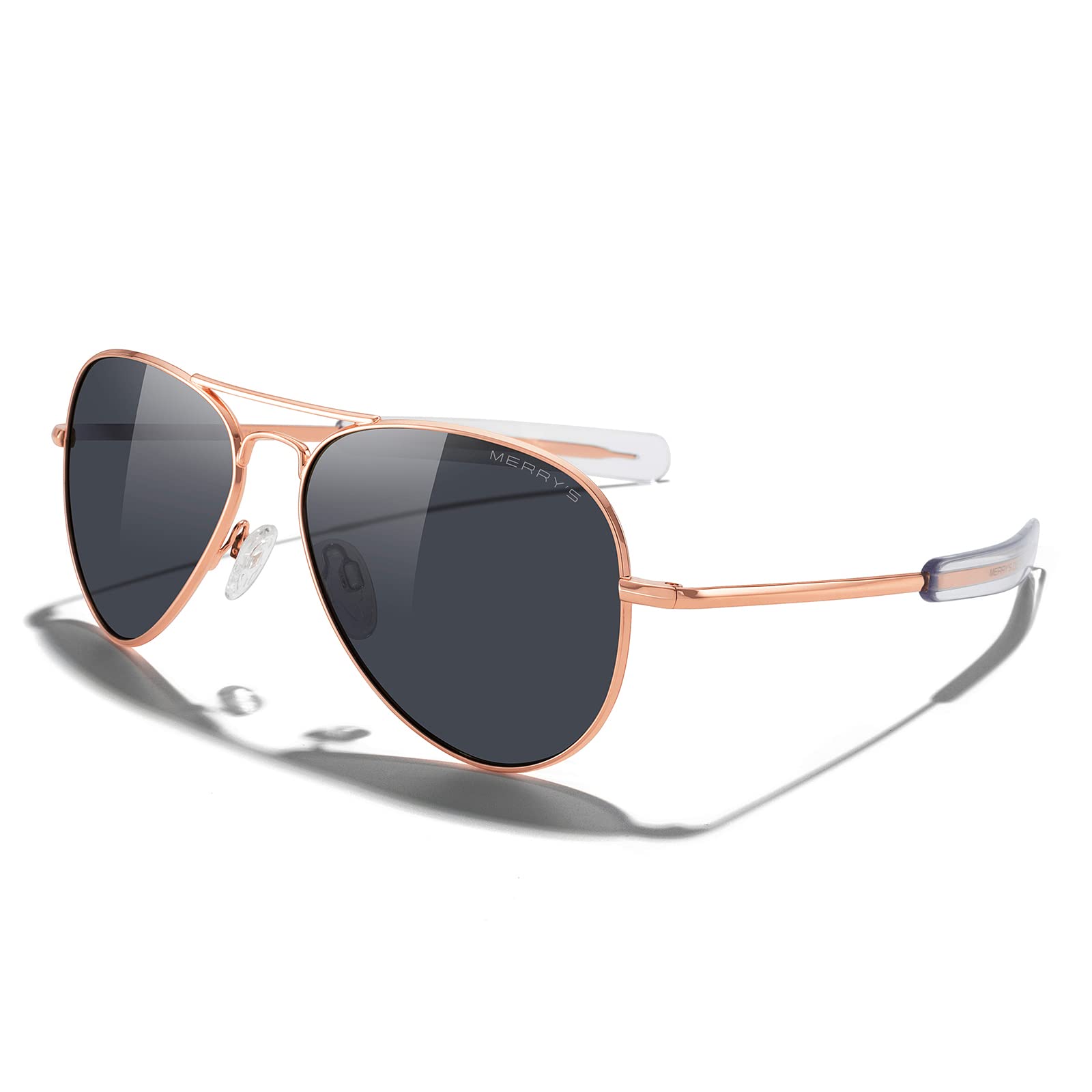 Classic Aviator Polarized Sunglasses Military Style Frame