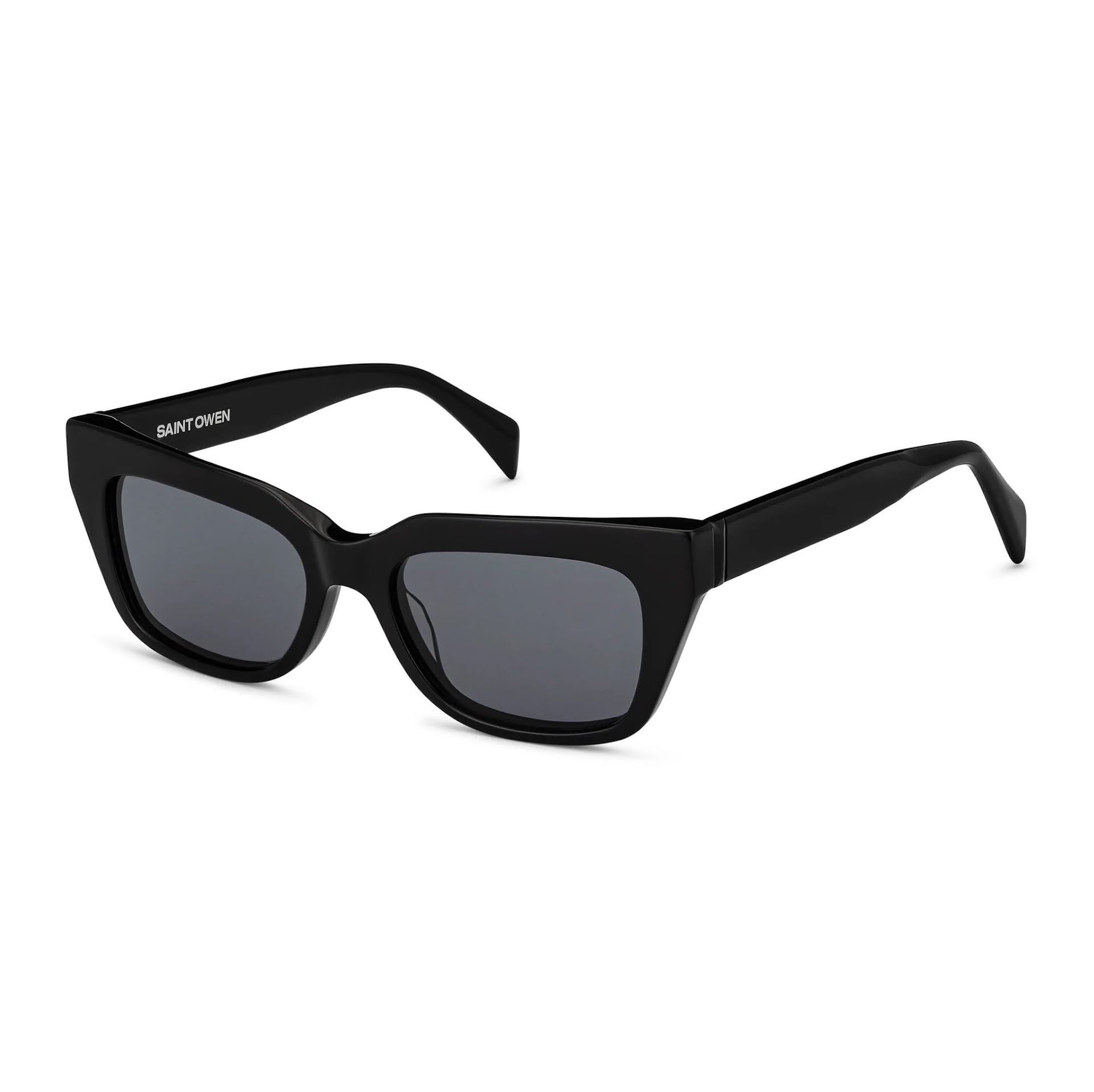 Cat Eye Acetate Sunglasses Metal Accent UV Protection