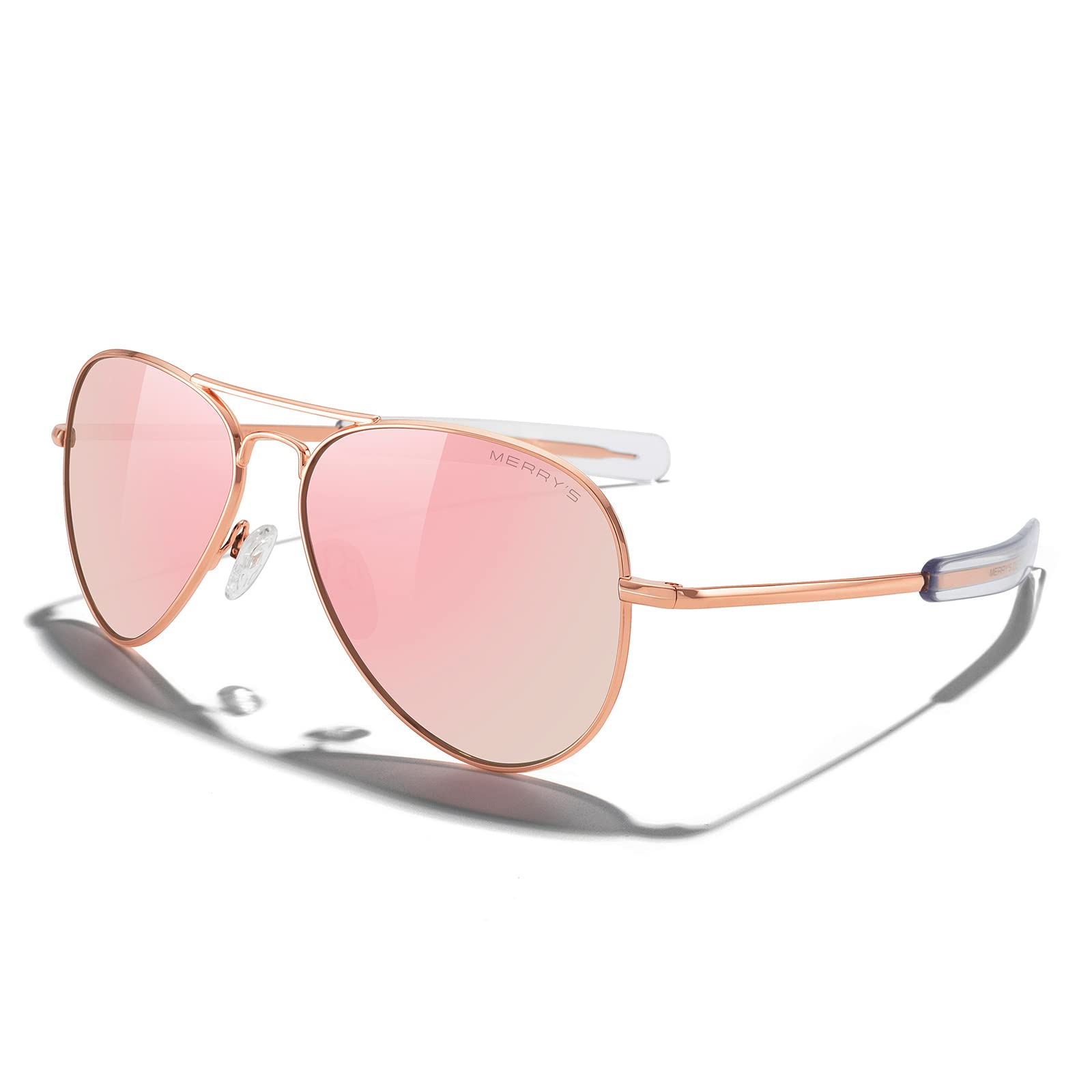 Classic Aviator Polarized Sunglasses Military Style Frame