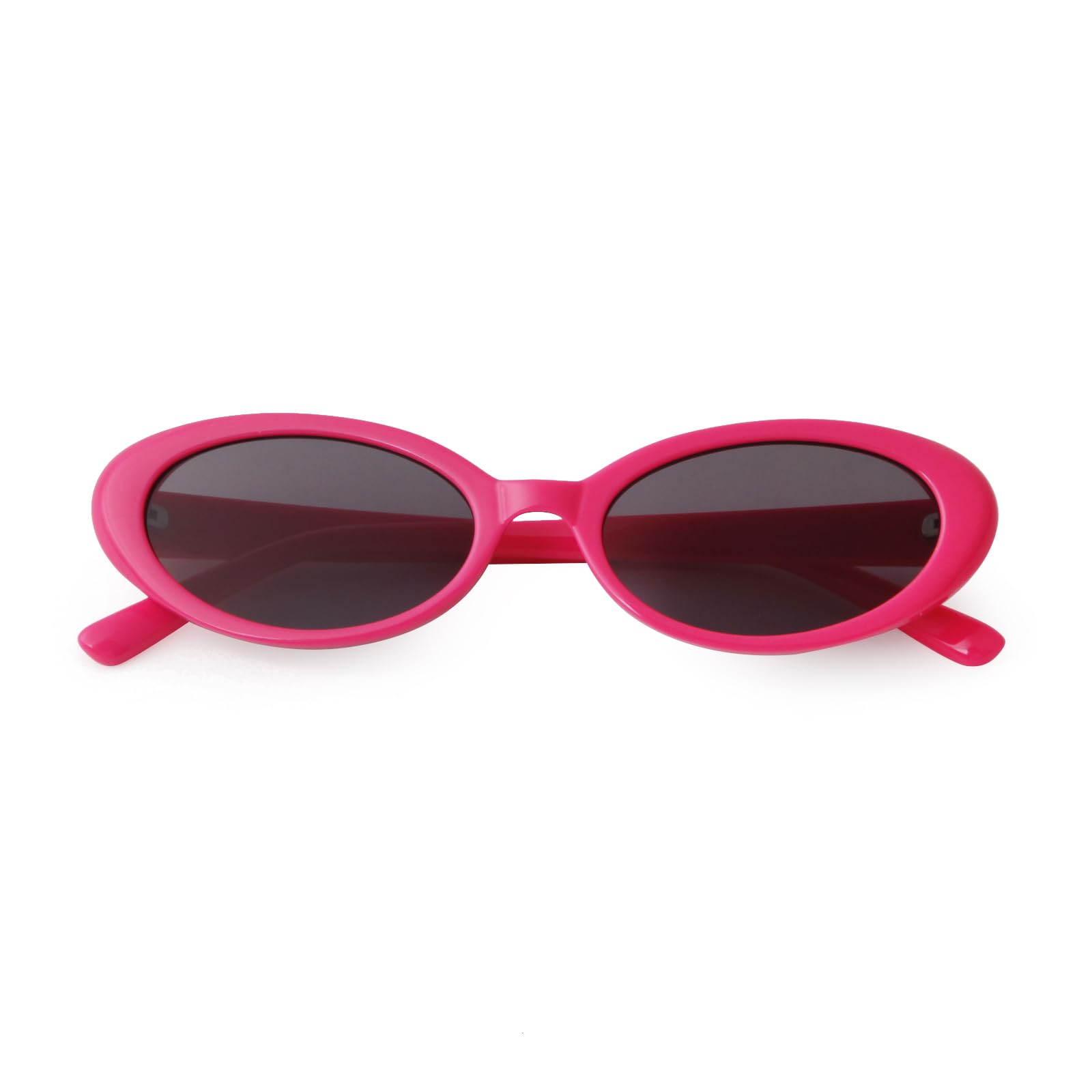 Laurinny 90s Sunglasses for Women Men Retro Small Oval Sunglasses