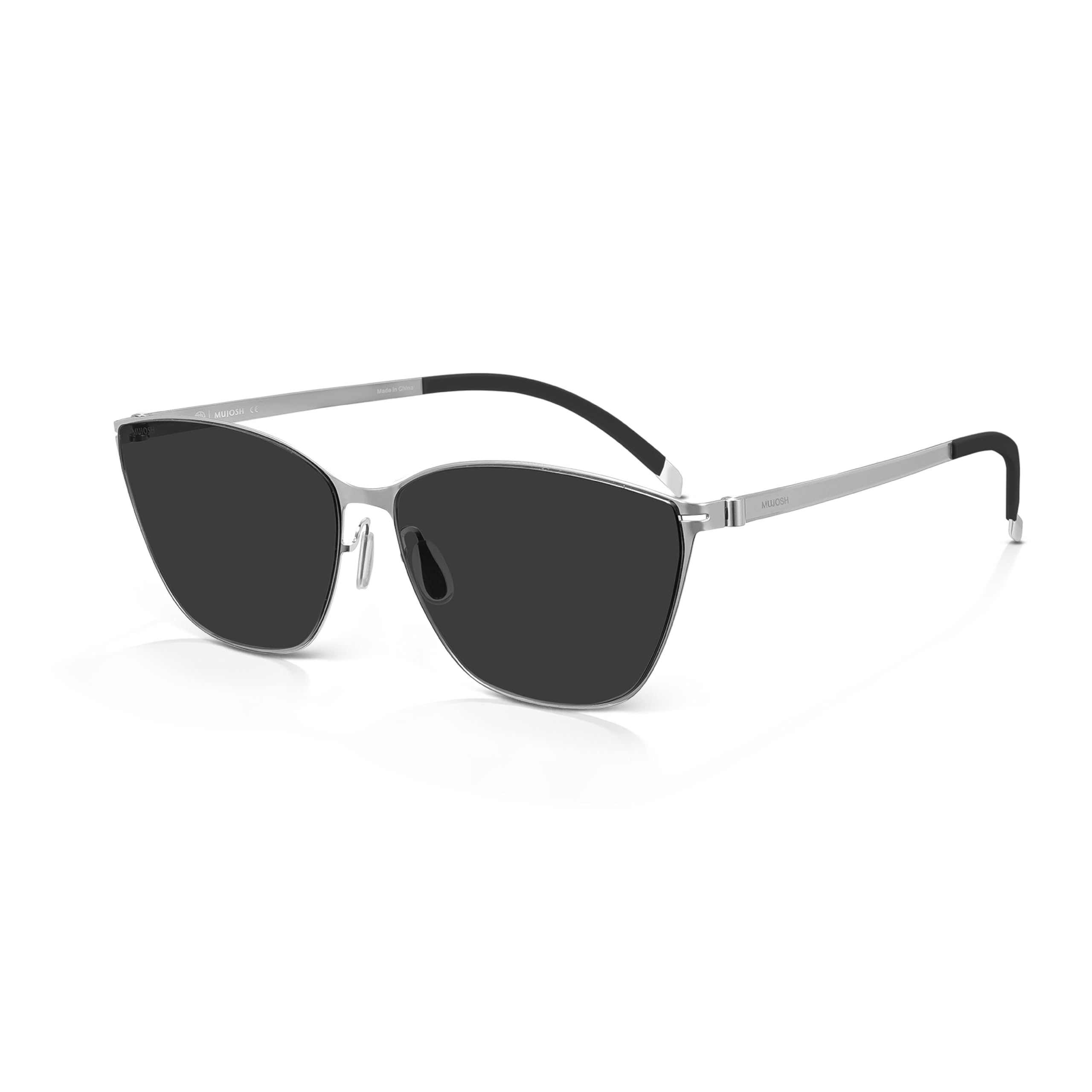 Oversized Square Sunglasses Retro Flat Lens UV Protection