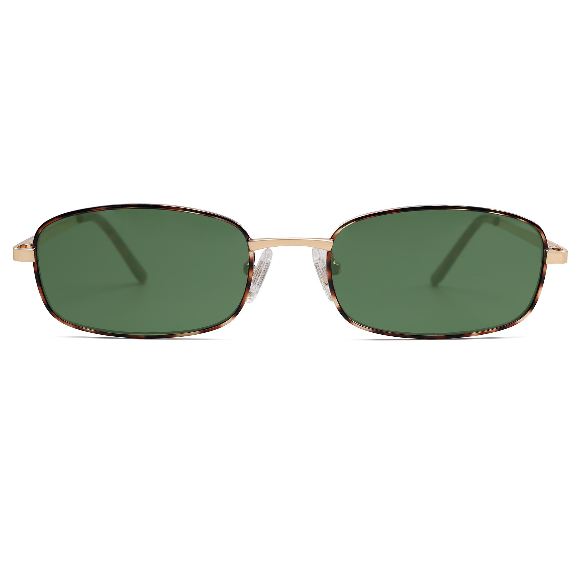 Y2K Retro Rectangle Sunglasses Narrow Thin Frame