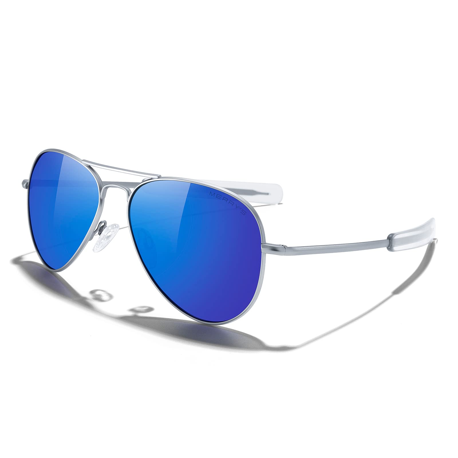 Classic Aviator Polarized Sunglasses Military Style Frame