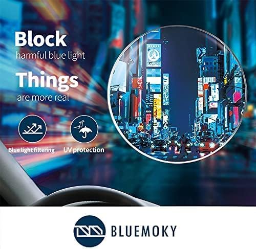 Square Blue Light Reading Glasses Anti-Glare Computer Use