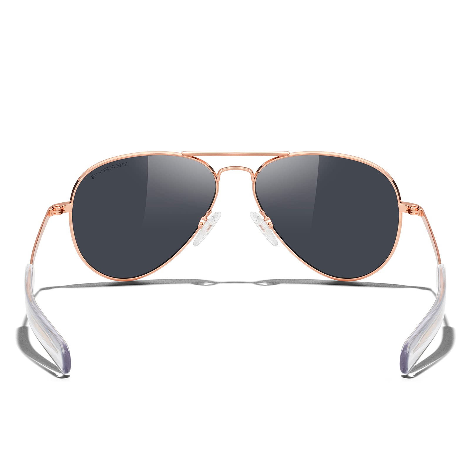 Classic Aviator Polarized Sunglasses Military Style Frame