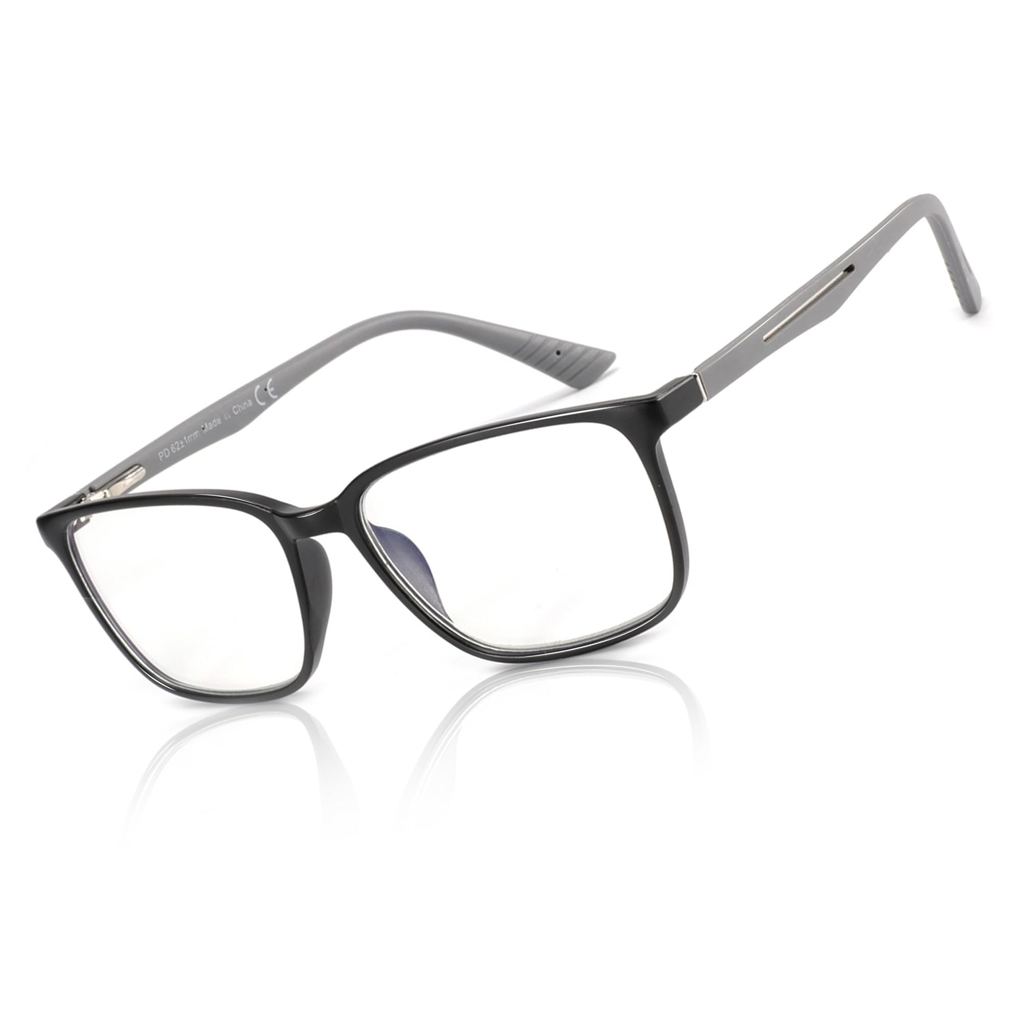 Square Blue Light Reading Glasses Anti-Glare Computer Use