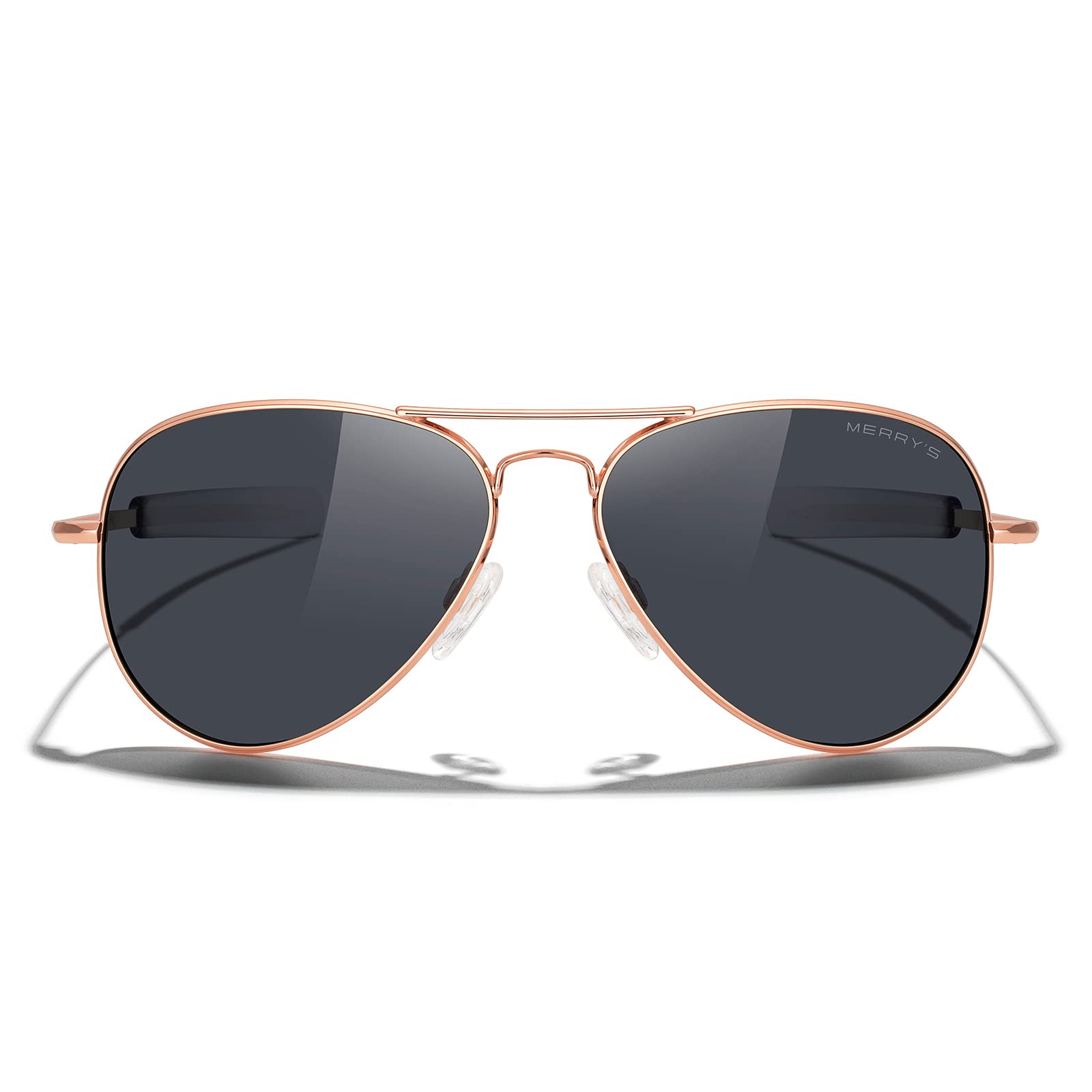 Classic Aviator Polarized Sunglasses Military Style Frame
