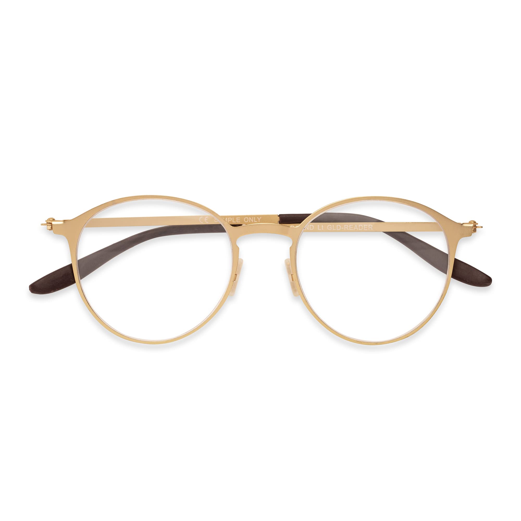 Slim Flat Reading Glasses Unisex Lightweight Comfort Frame