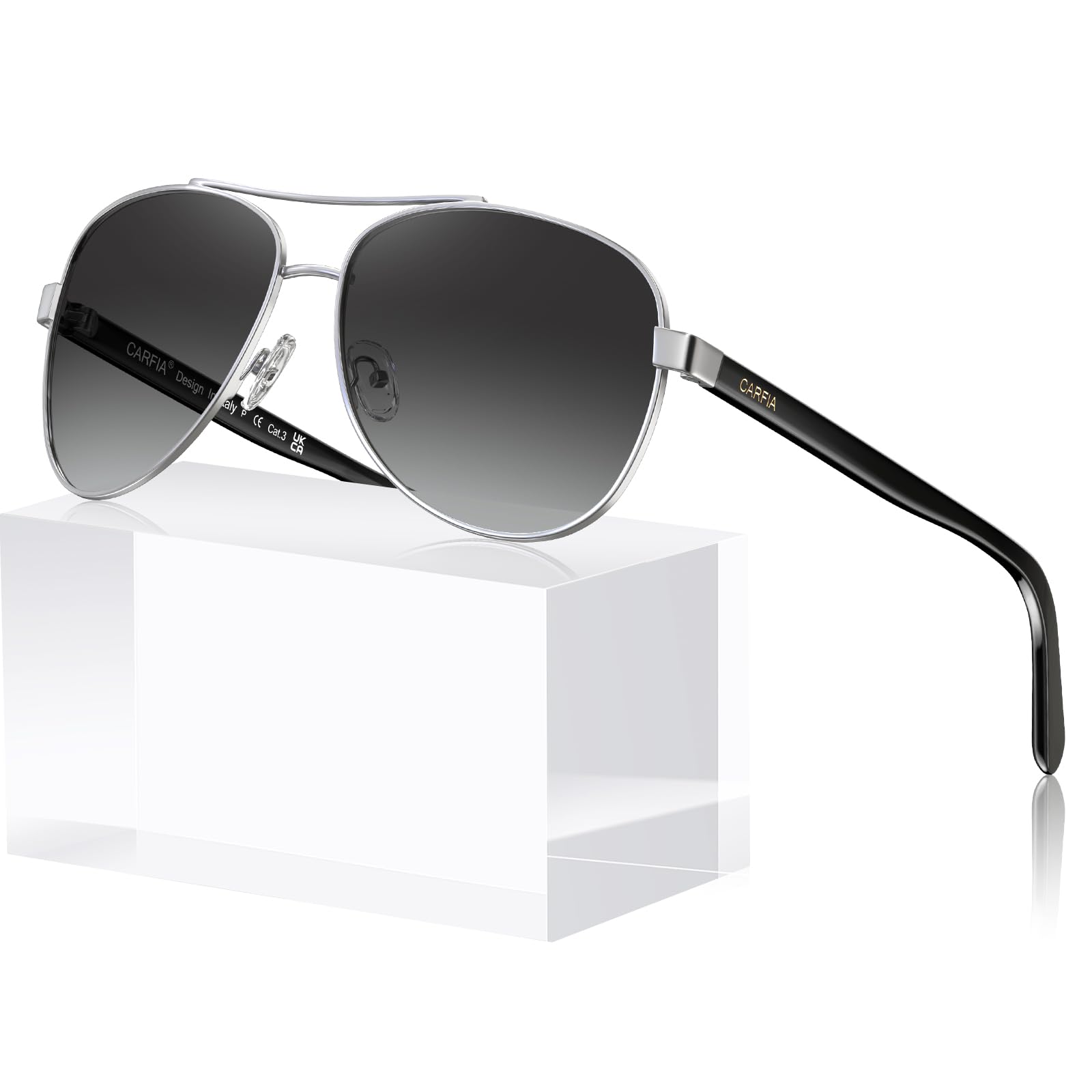 Polarized Sunglasses Acetate Arms Lightweight UV400 Frame