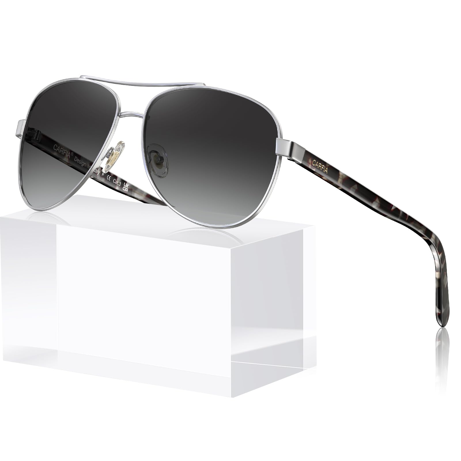 Polarized Sunglasses Acetate Arms Lightweight UV400 Frame