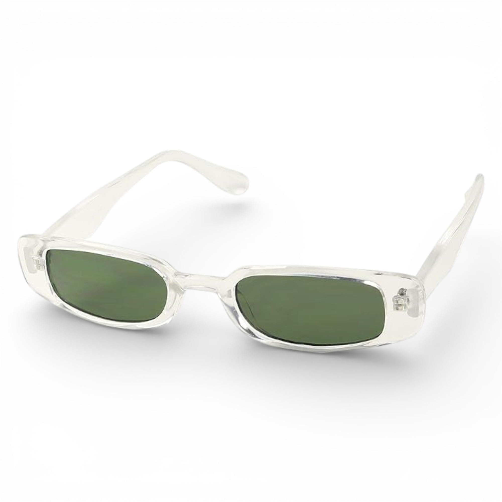 Slim Rectangular Sunglasses Vintage Retro UV Protection