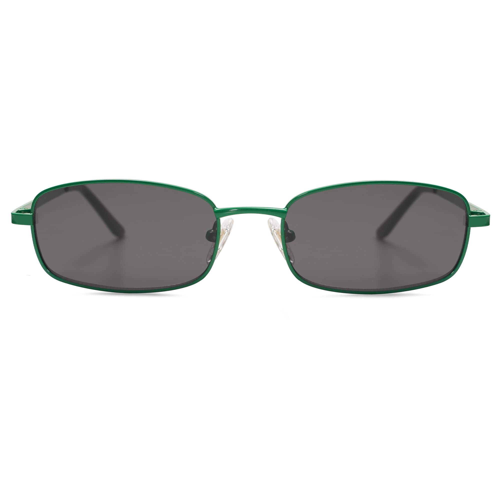 Y2K Retro Rectangle Sunglasses Narrow Thin Frame