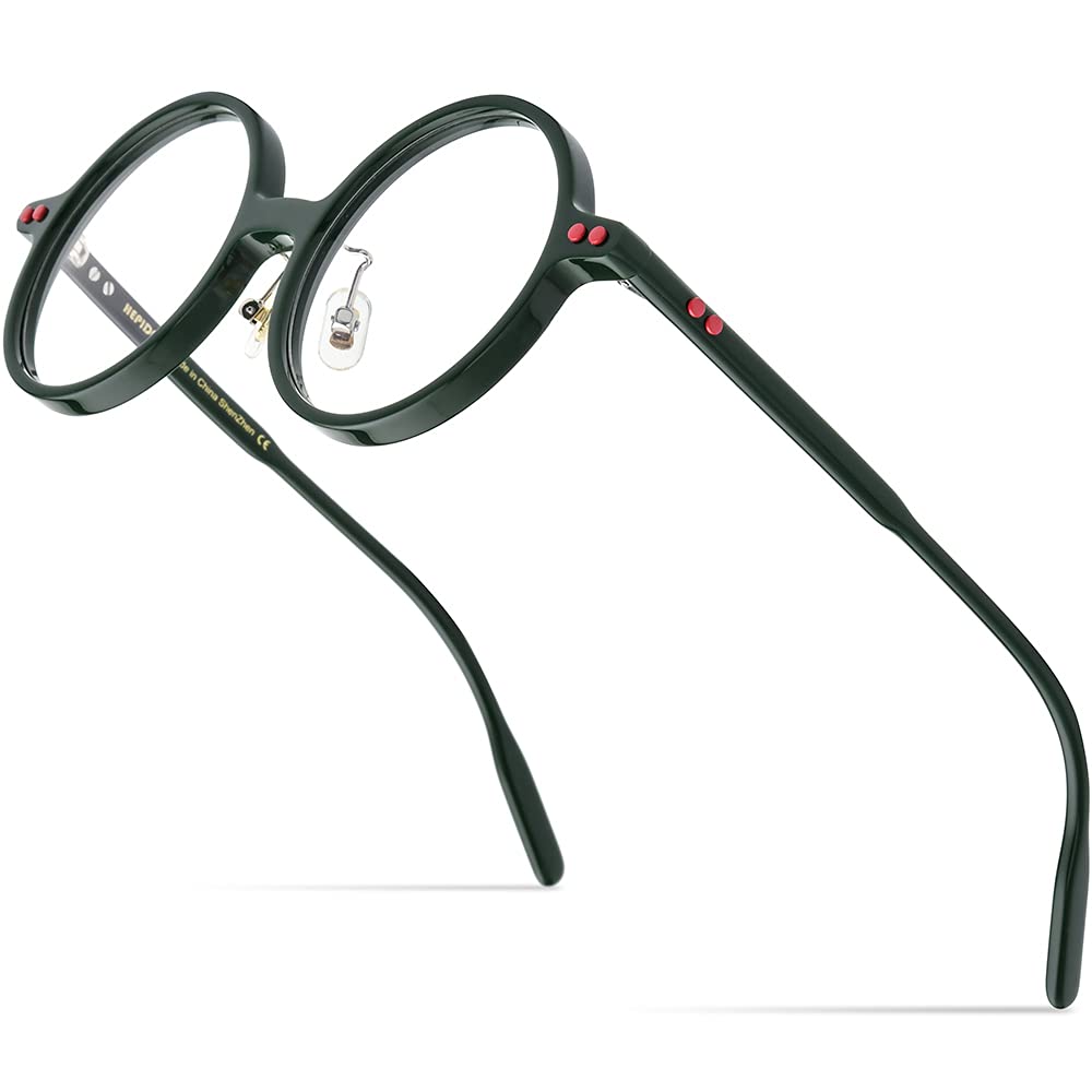 Vintage Round Acetate Optical Glasses Frame