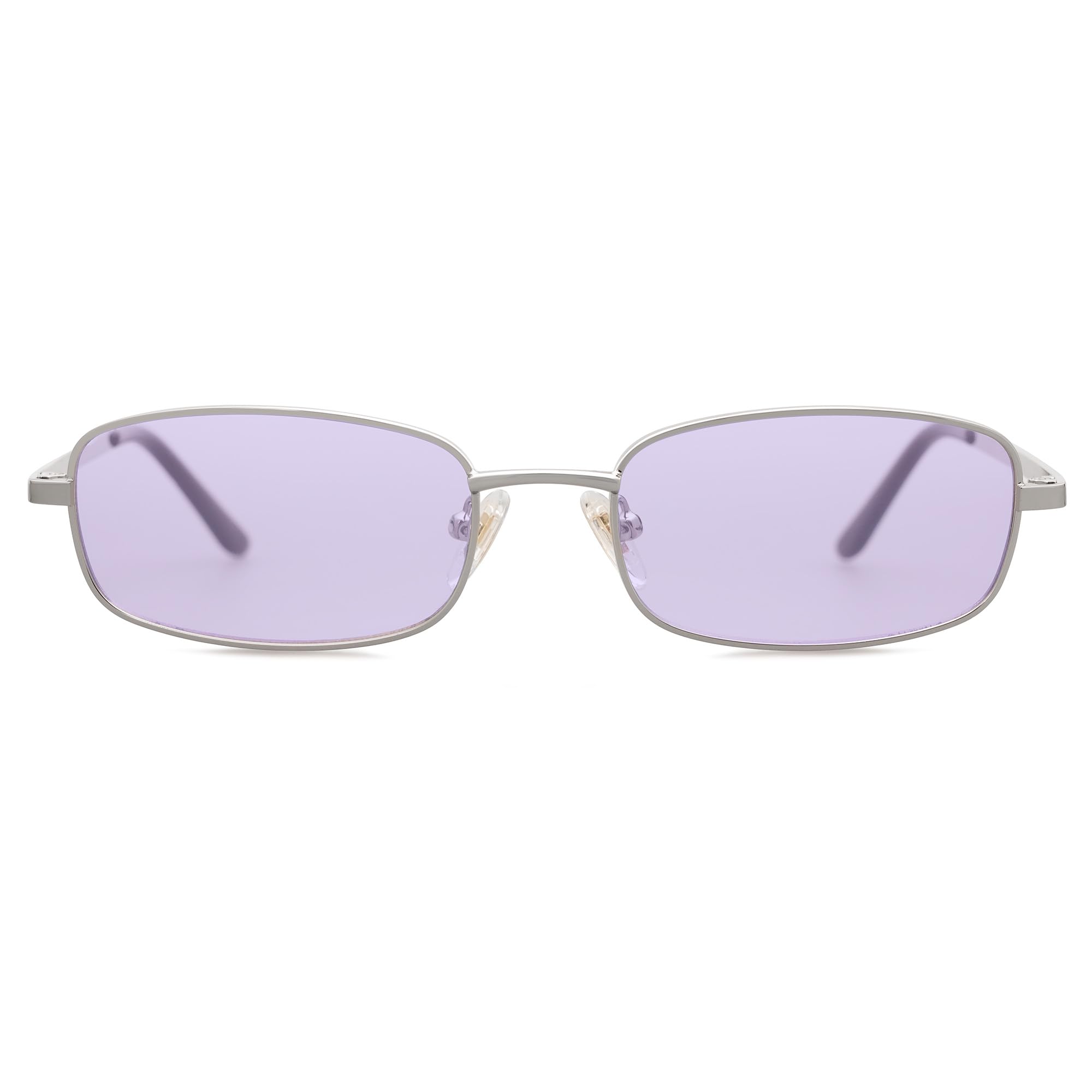 Y2K Retro Rectangle Sunglasses Narrow Thin Frame