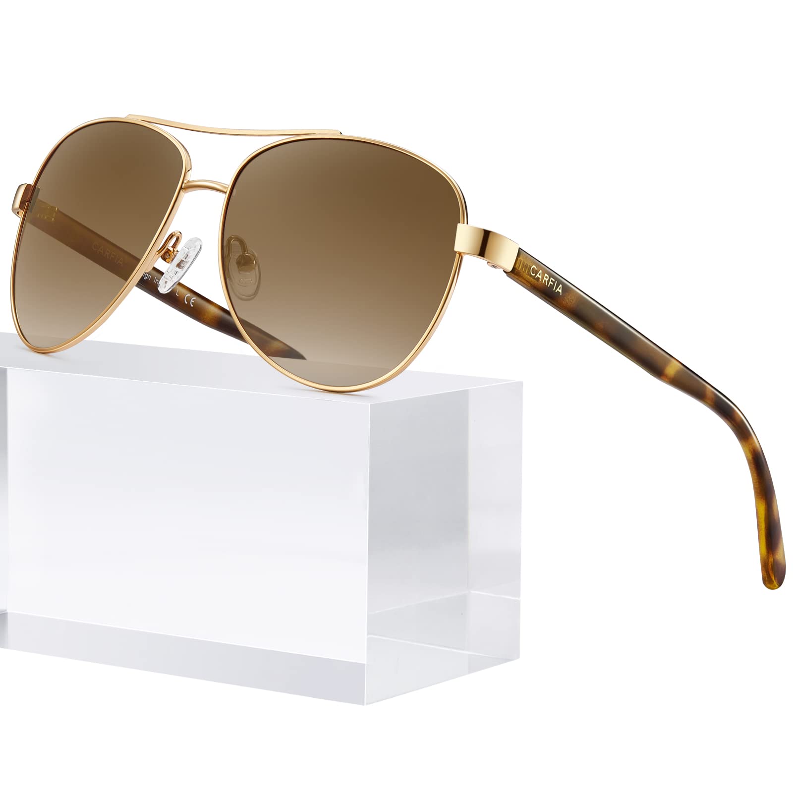Polarized Sunglasses Acetate Arms Lightweight UV400 Frame