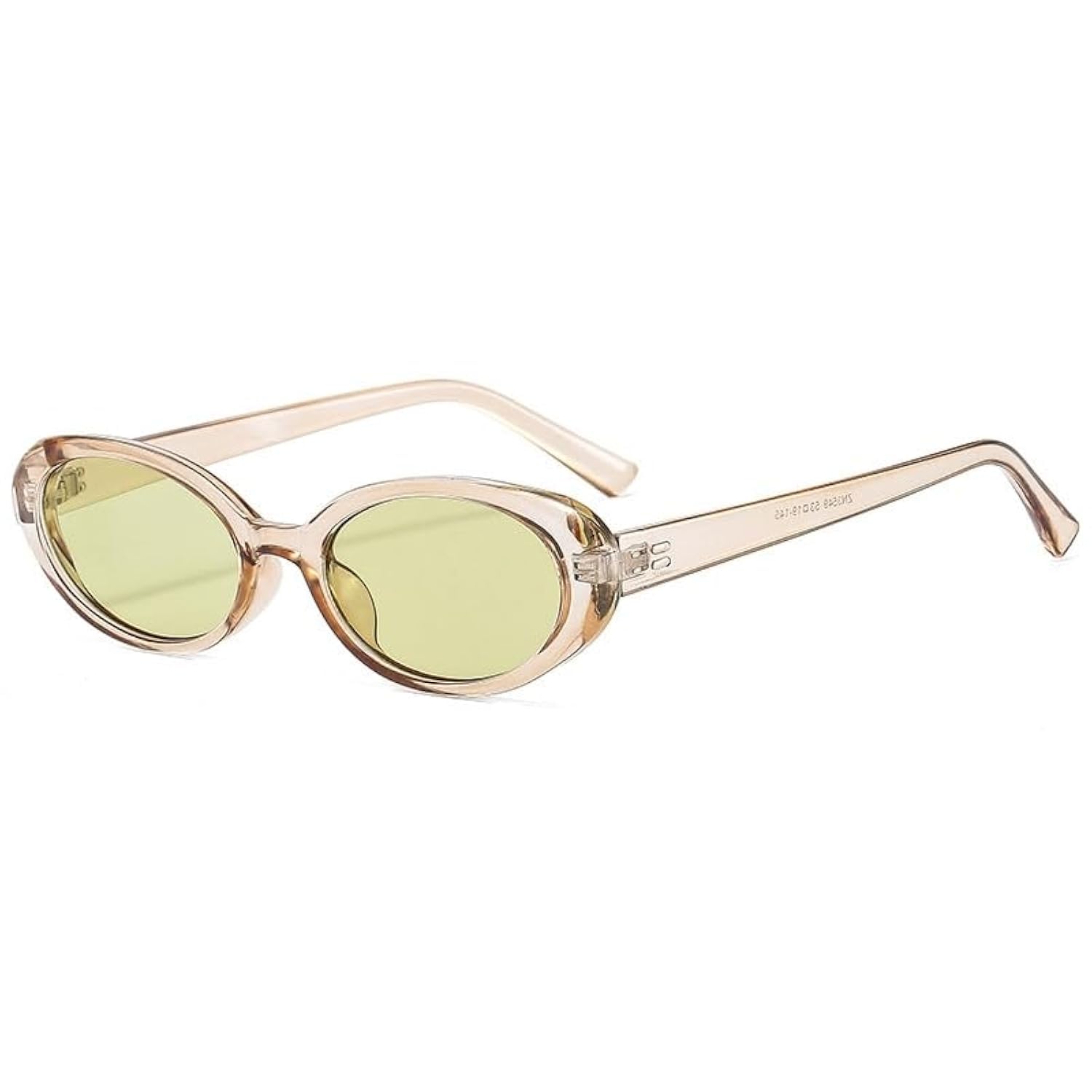 Laurinny 90s Sunglasses for Women Men Retro Small Oval Sunglasses