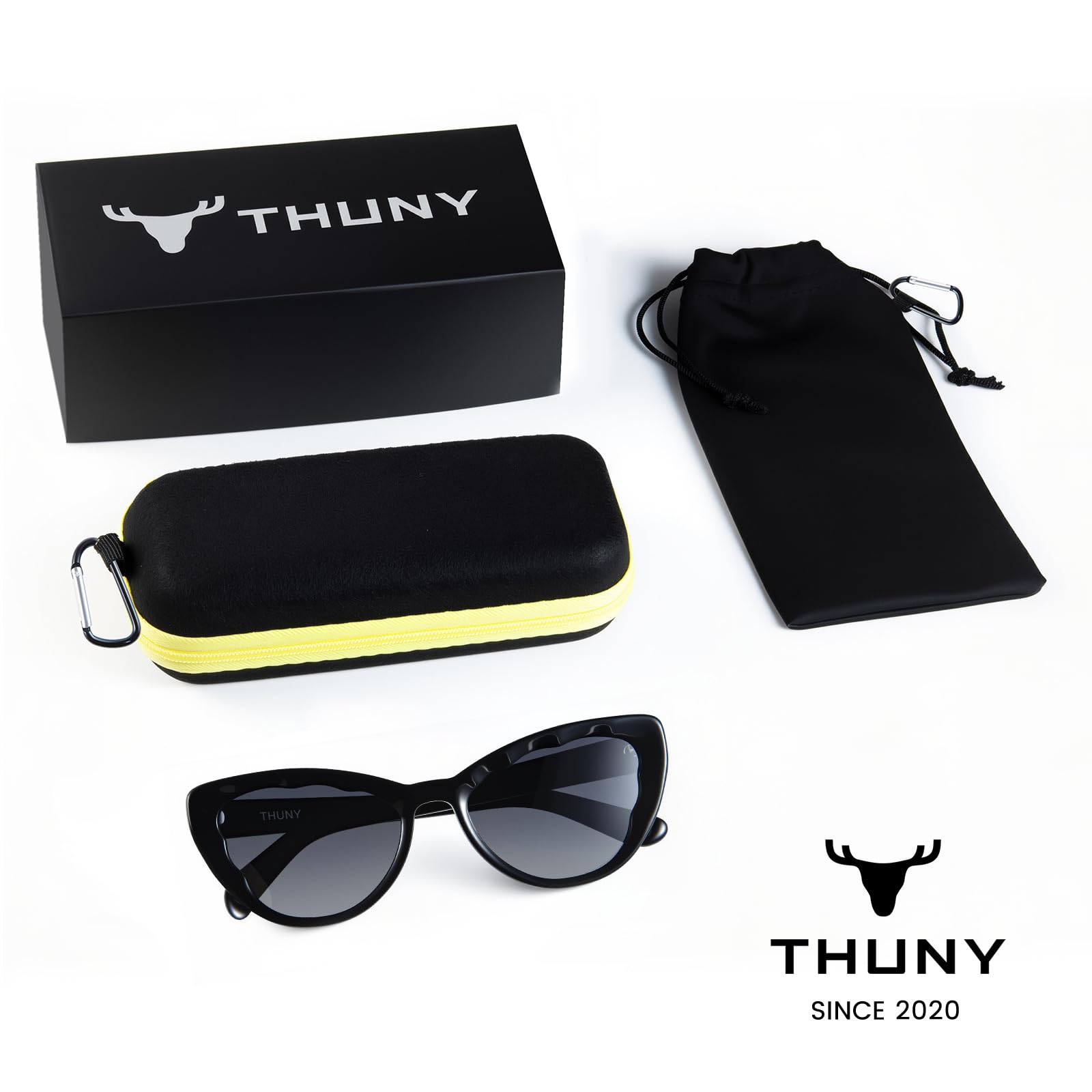 Retro Cat Eye Sunglasses Gradient Frame UV400 Protection
