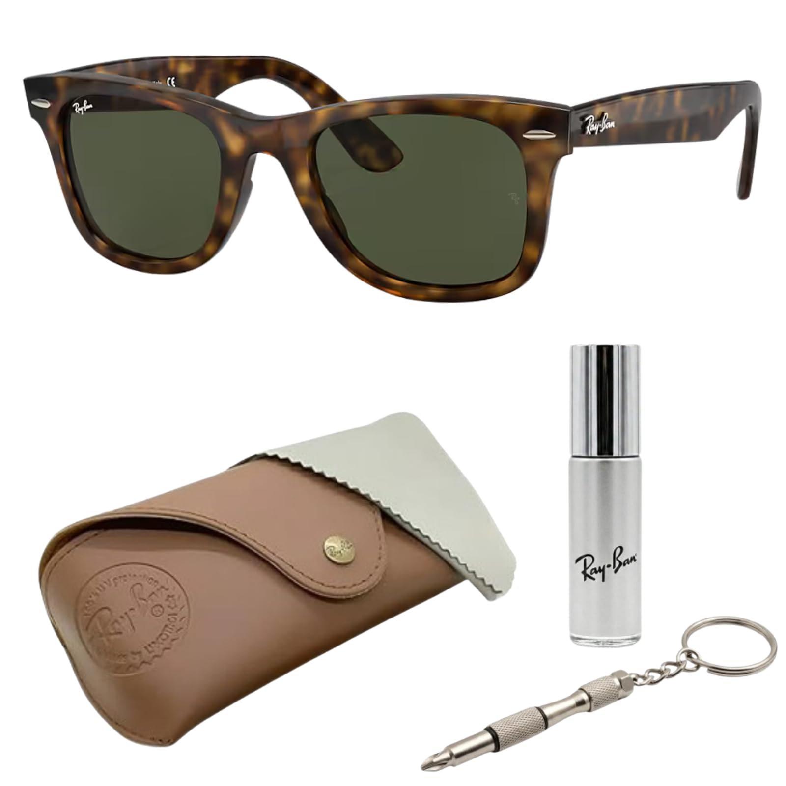 Square Wayfarer Style Sunglasses UV Protection Classic Frame