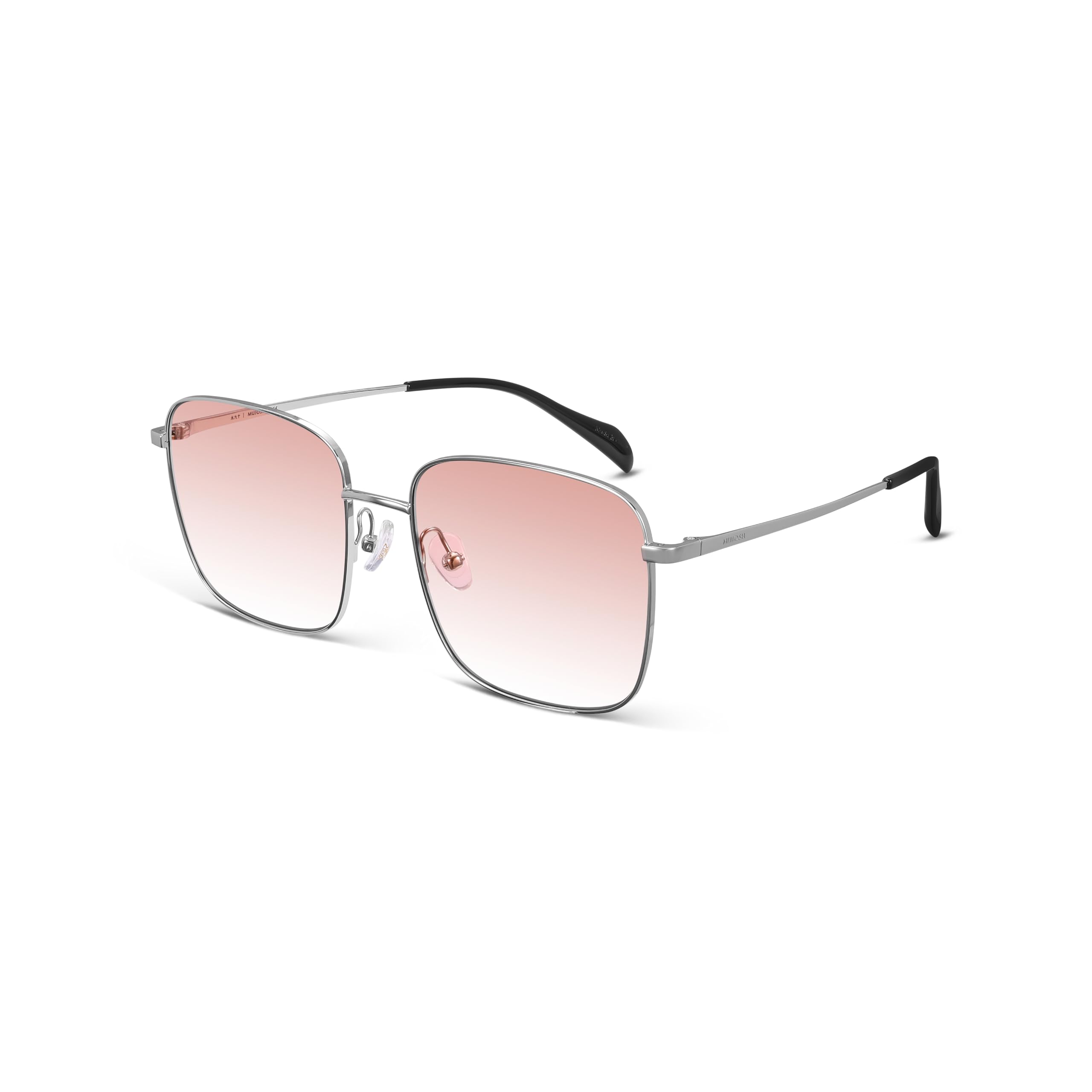 Oversized Square Sunglasses Retro Flat Lens UV Protection