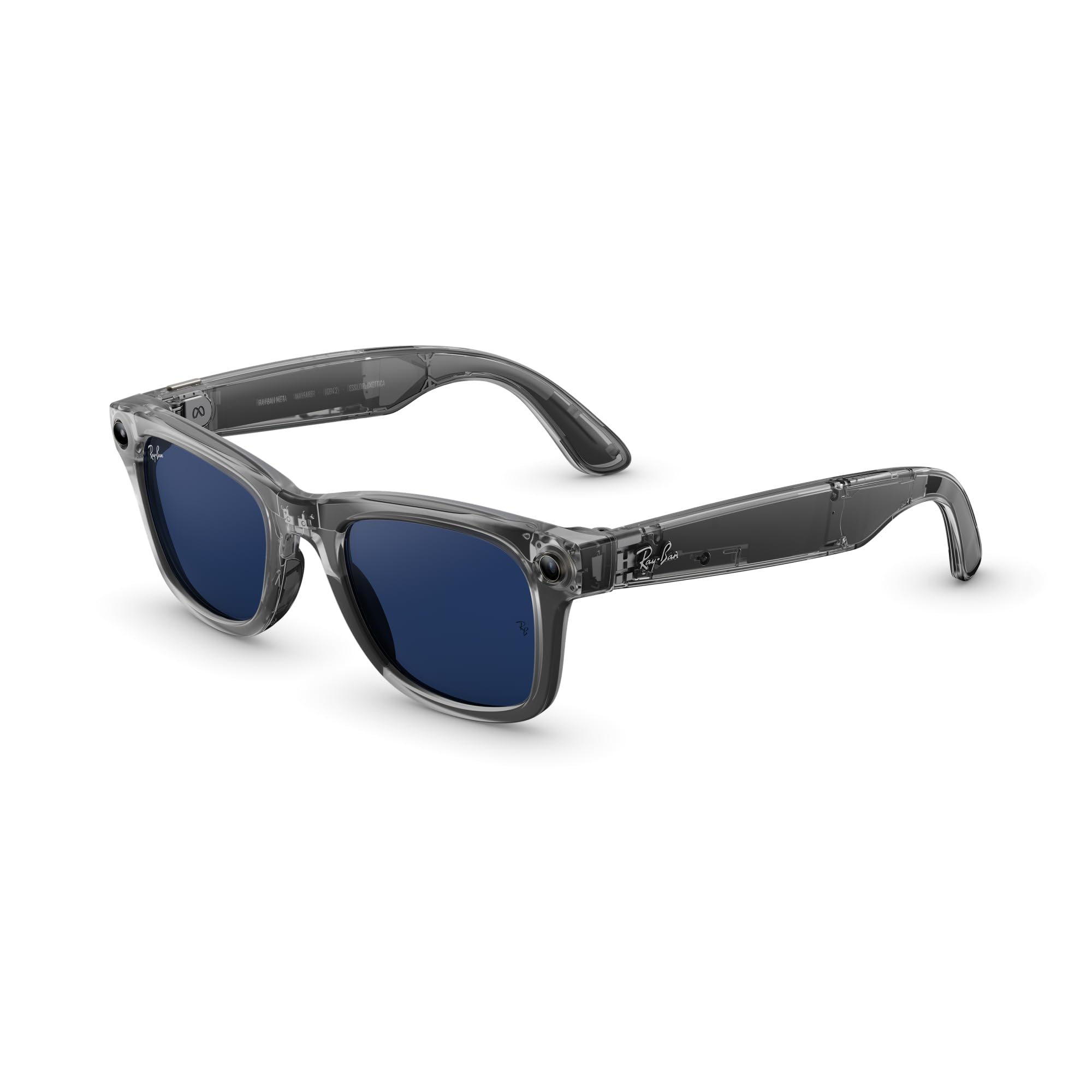 Smart Wayfarer Style Glasses Camera Audio Frame