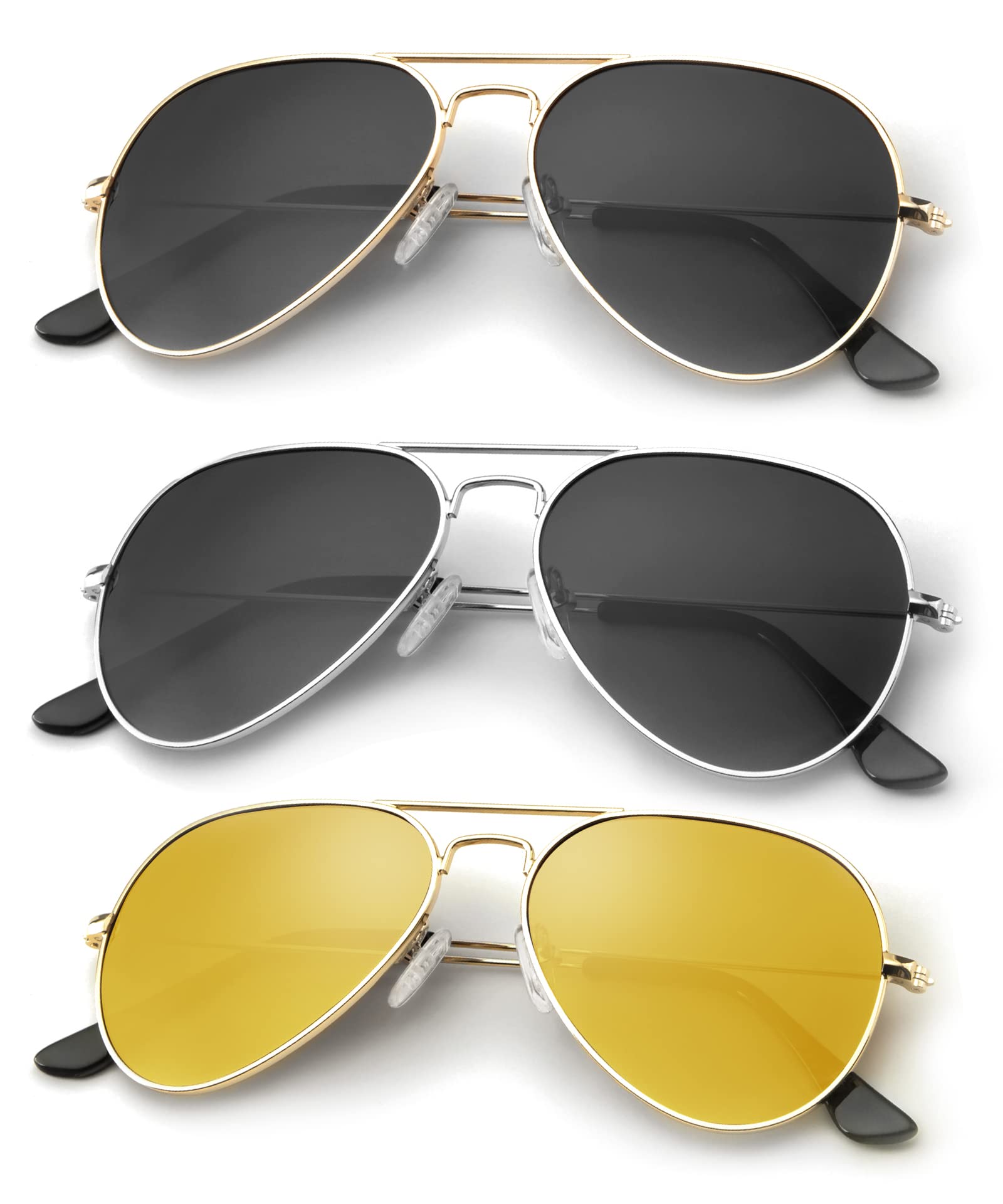 Classic Aviator Polarized Sunglasses UV Protection Frame