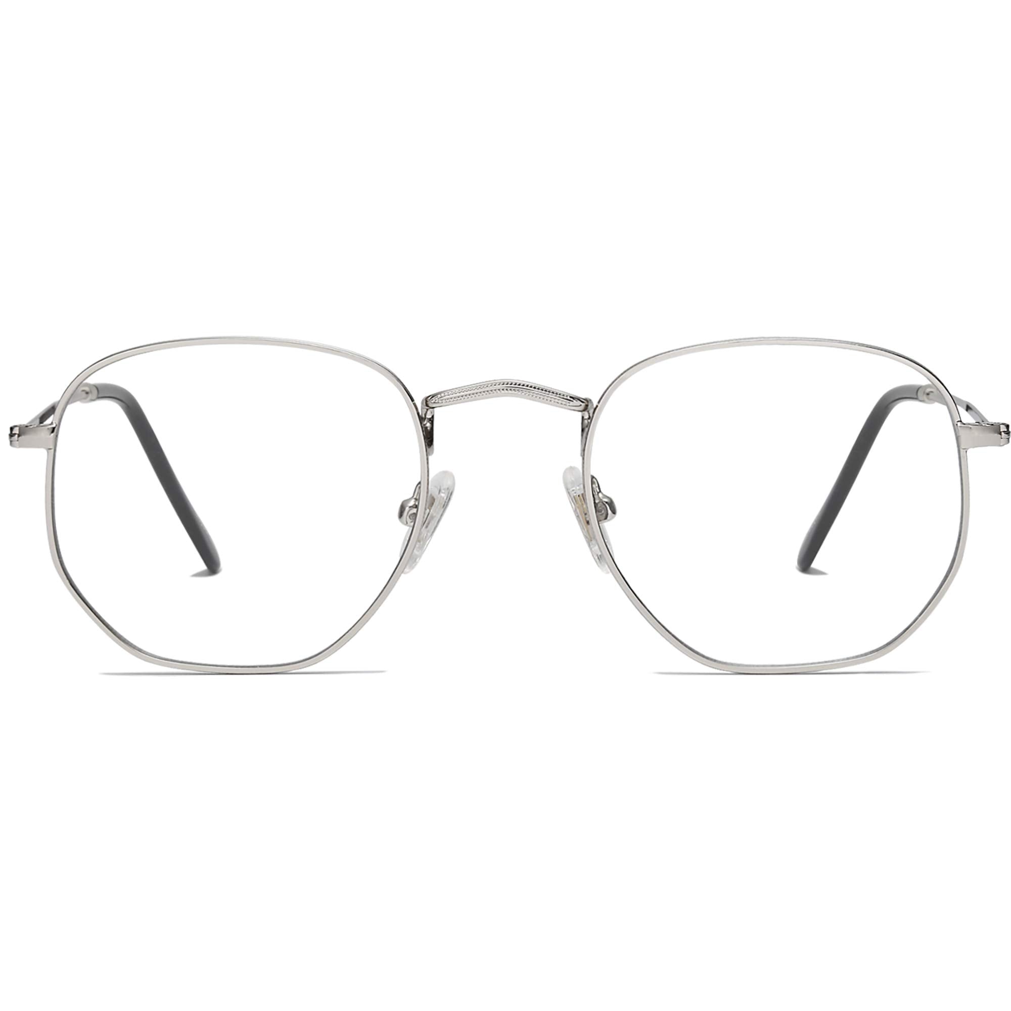 Small Hexagon Blue Light Blocking Glasses Anti Blue Ray Frame